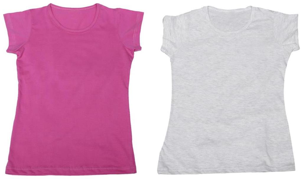 

Indiweaves Girl Cotton Solid T shirt - Multi
