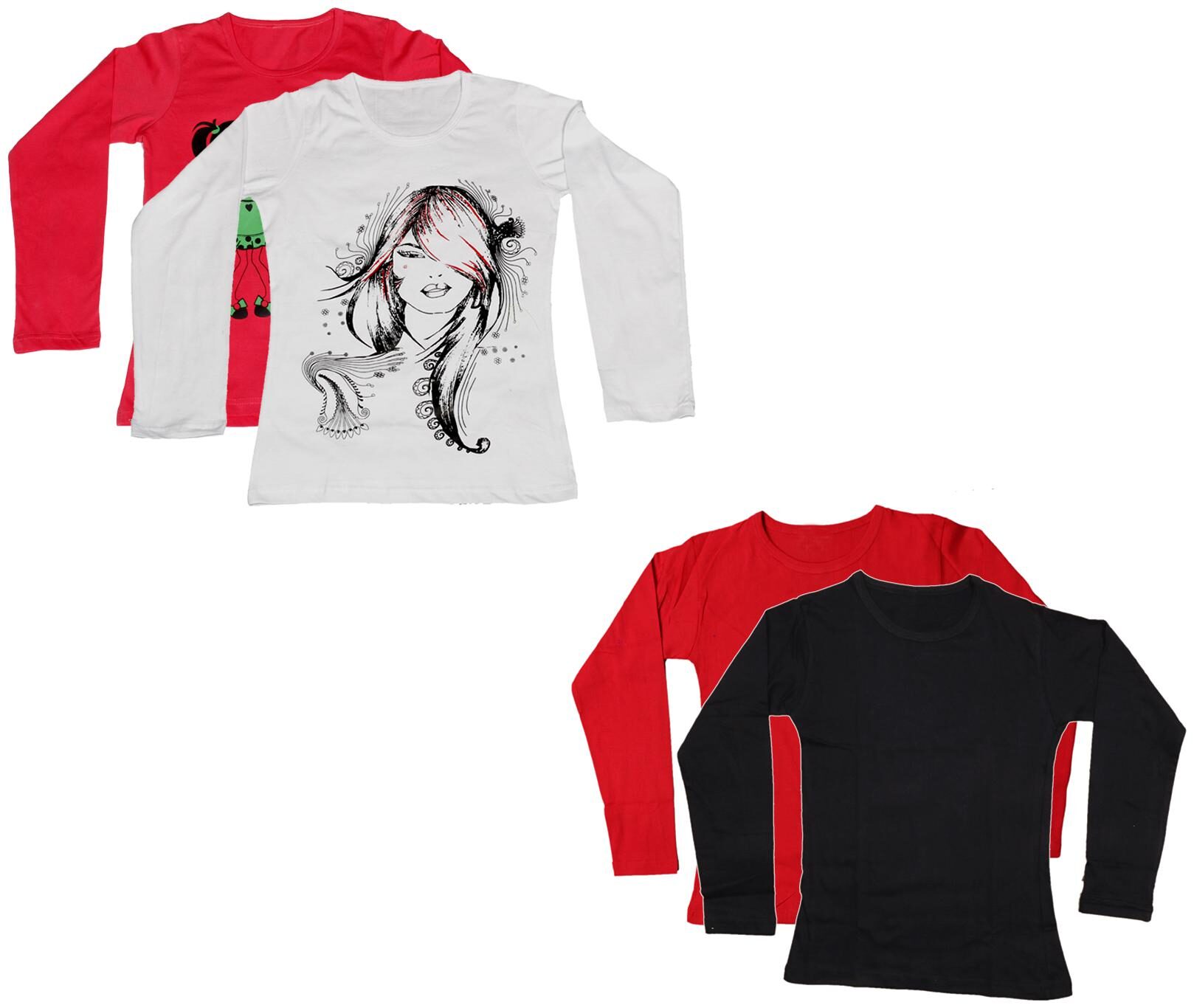 

Indiweaves Girl Cotton Printed T shirt - Multi