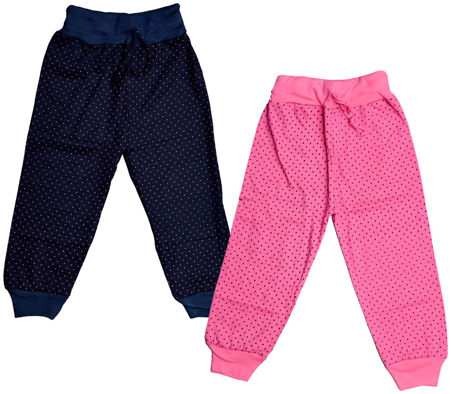 

Indiweaves Girl Cotton Printed Capri - Blue Pink