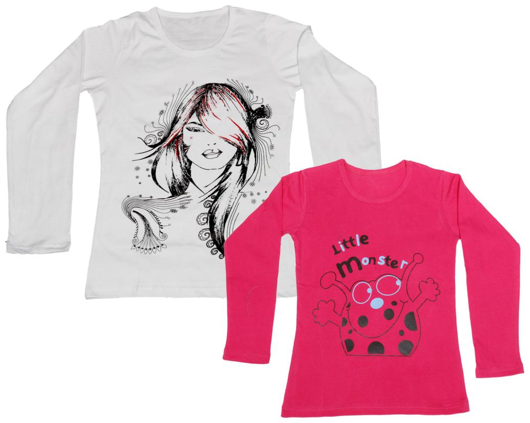 

Indiweaves Girl Cotton Printed T shirt - Multi