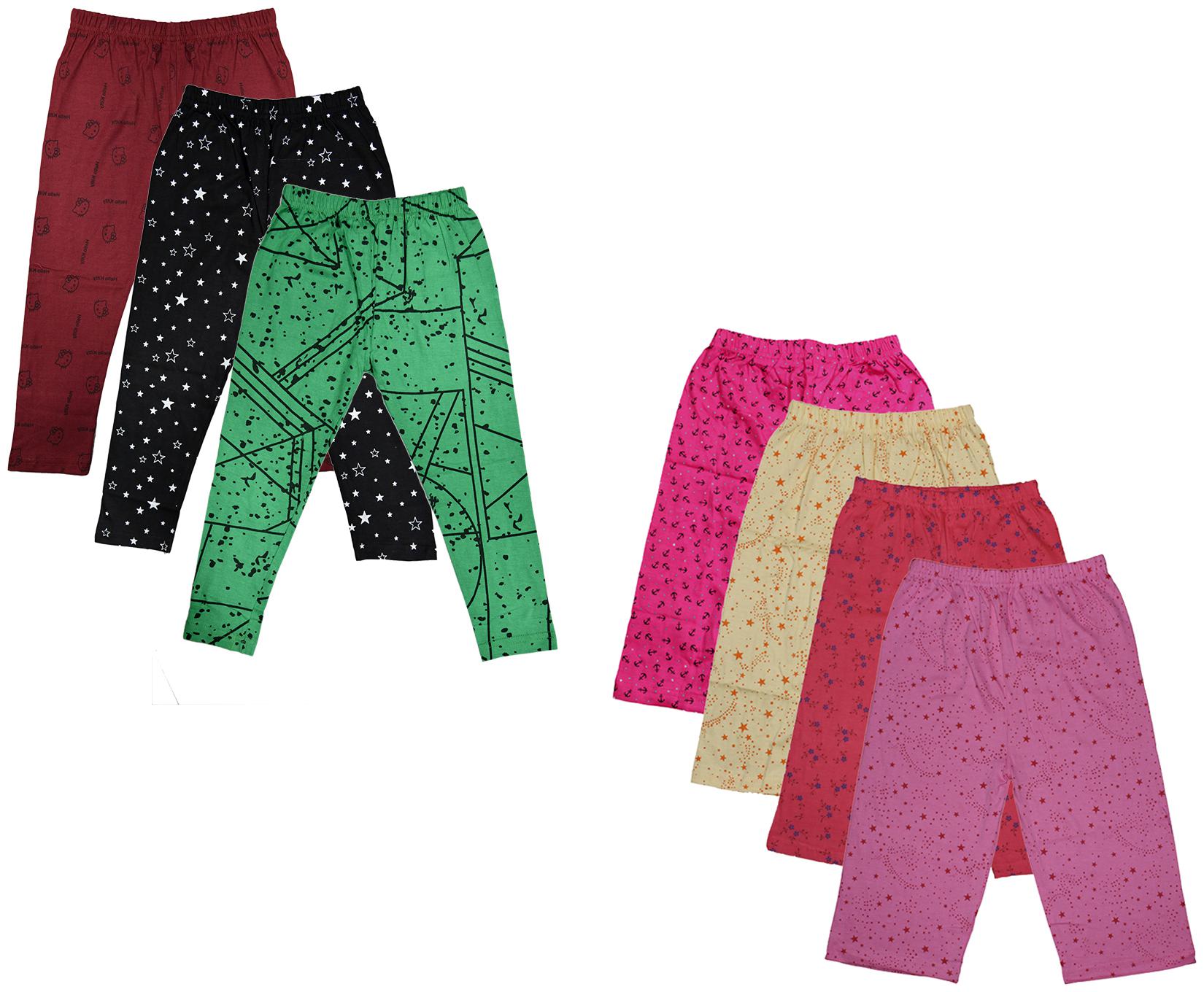 

Indiweaves Girl Cotton Printed Capri - Multi