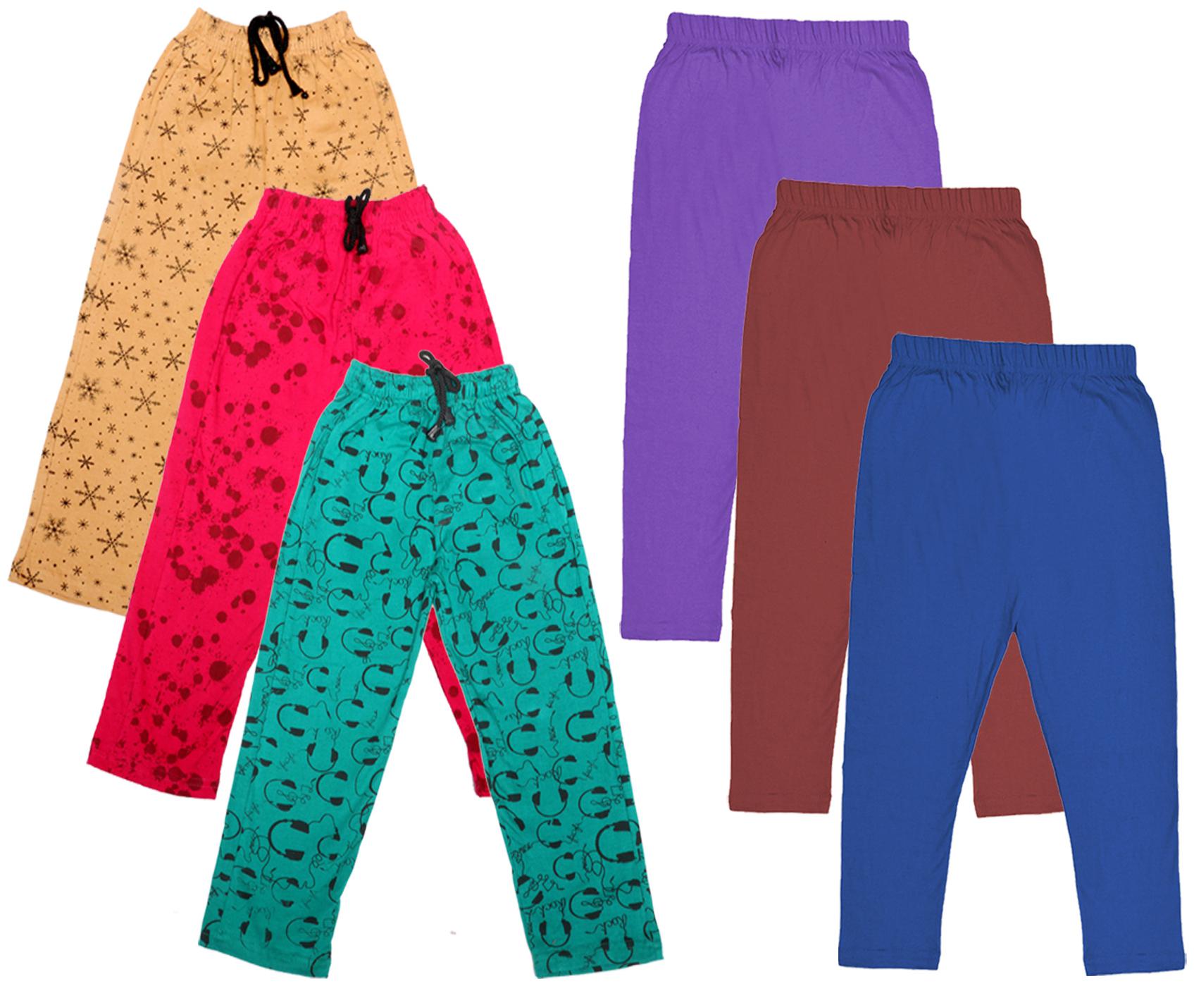 

Indiweaves Girl Cotton Solid Capri - Multi