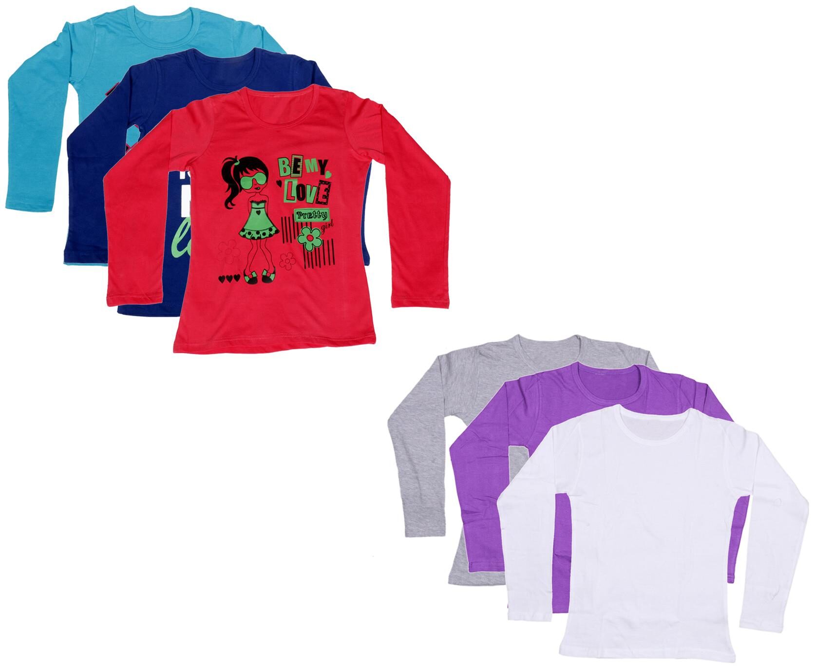 

Indiweaves Girl Cotton Printed T shirt - Multi