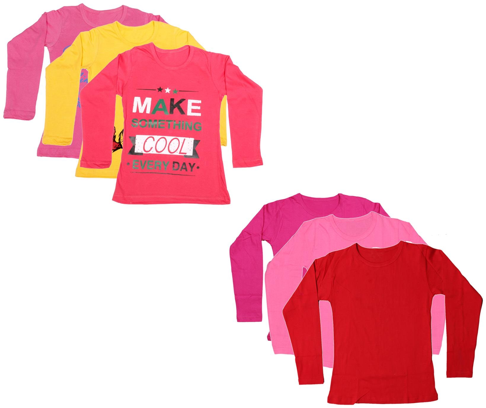 

Indiweaves Girl Cotton Printed T shirt - Multi