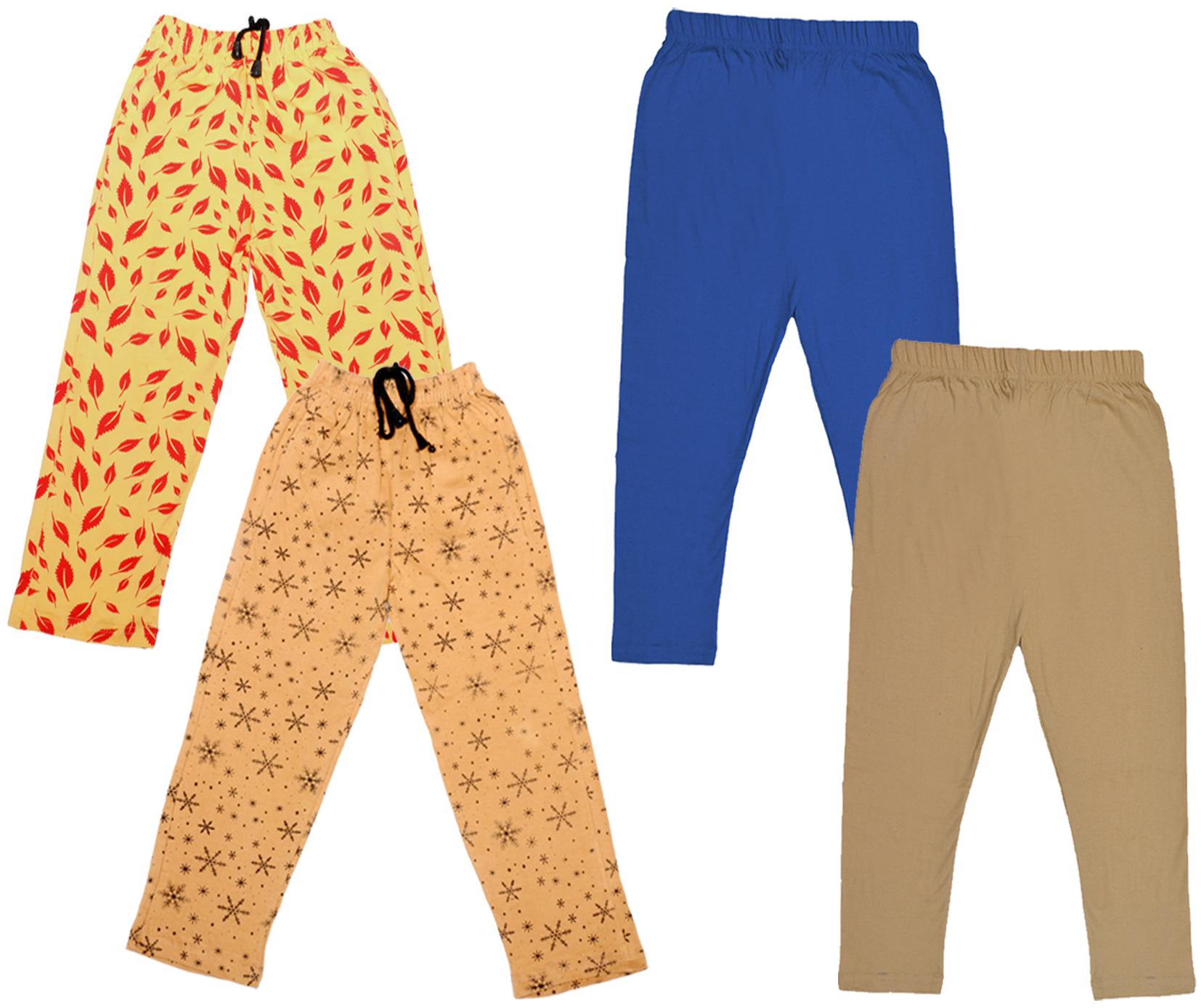 

Indiweaves Girl Cotton Solid Capri - Multi