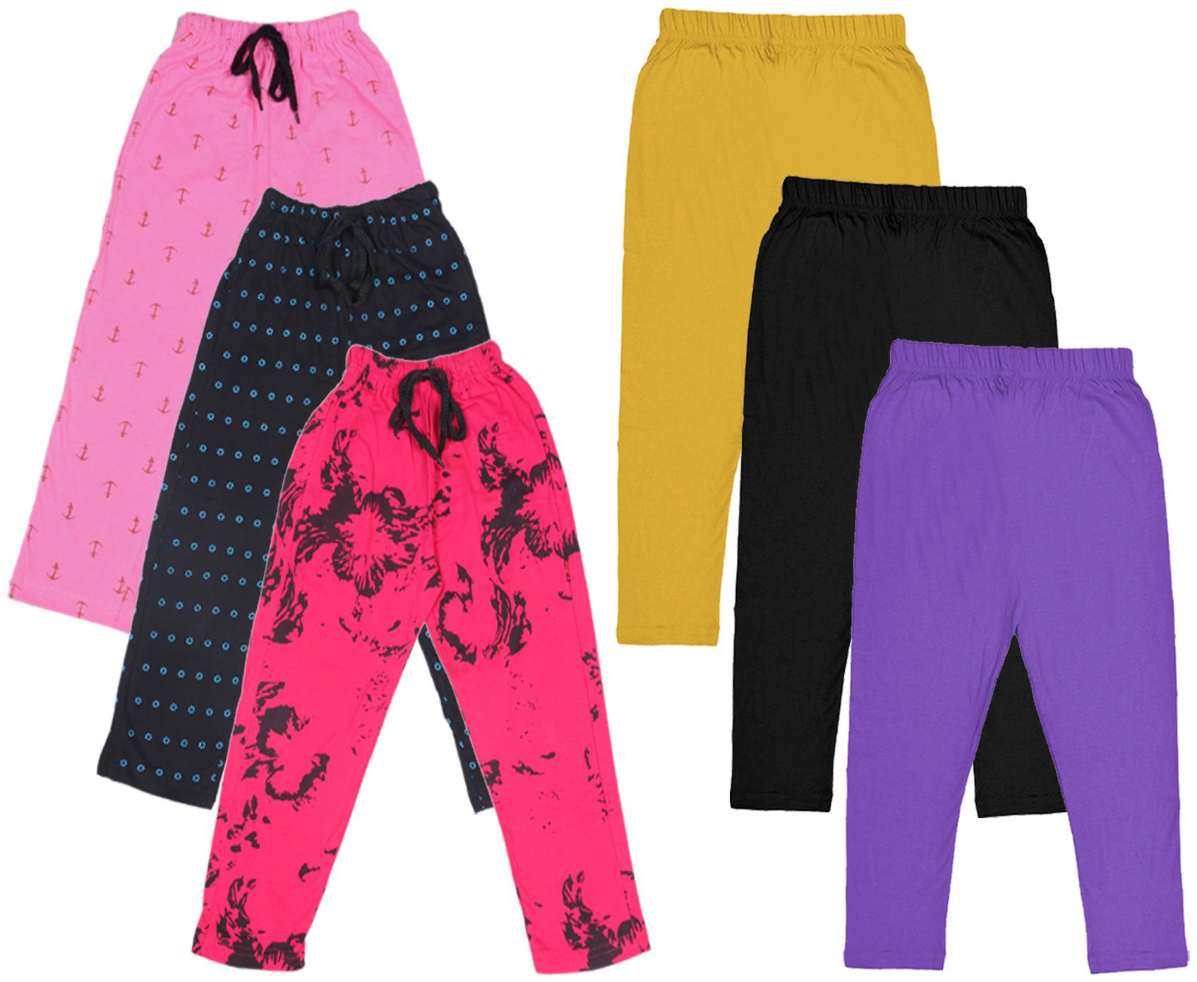 

Indiweaves Girl Cotton Solid Capri - Multi