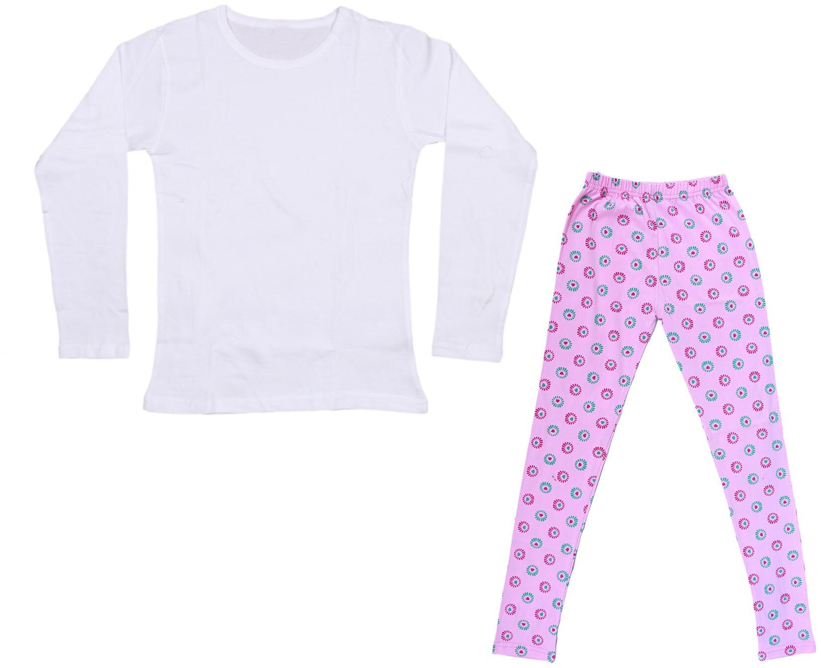

Indiweaves Girl Cotton Solid T shirt - Multi