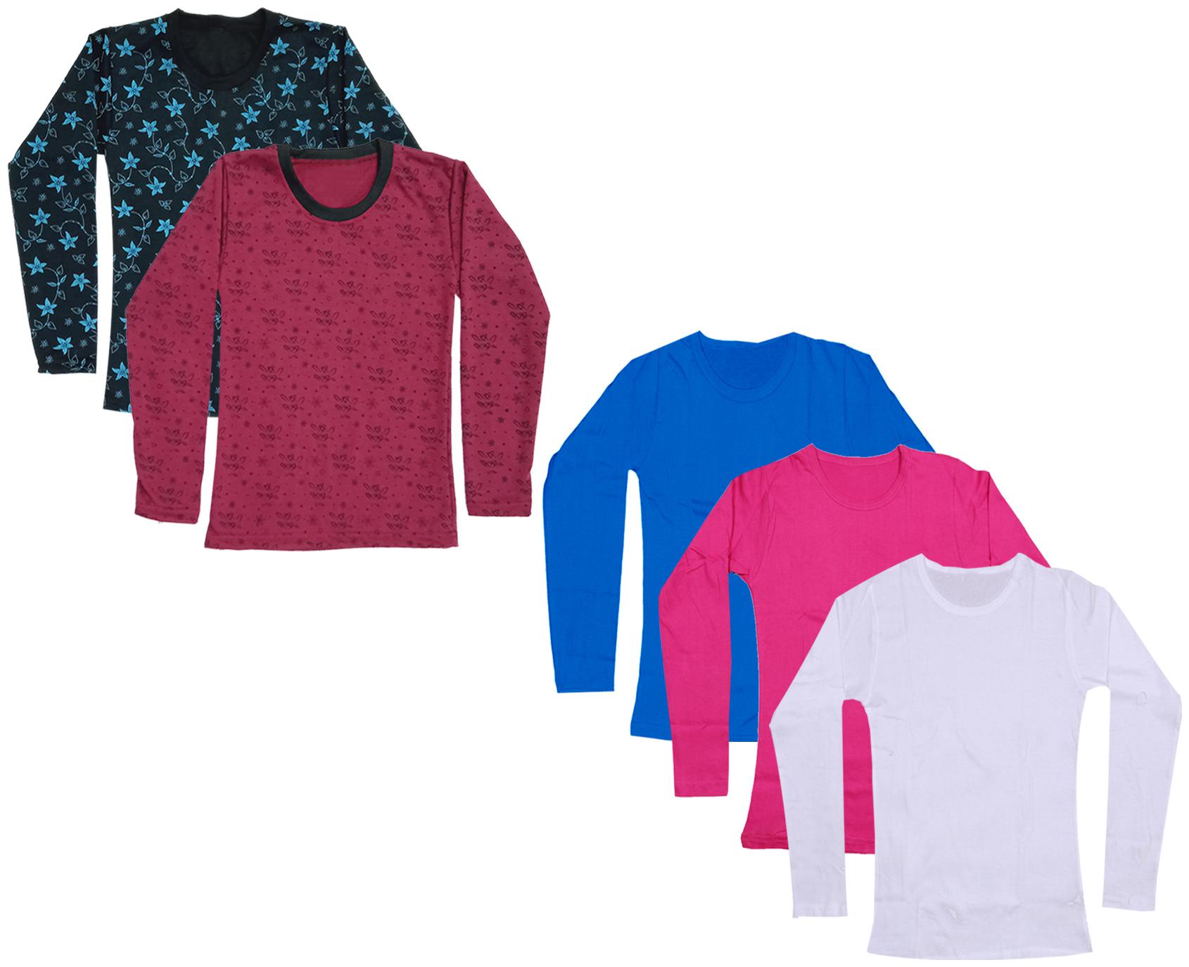 

Indiweaves Girl Cotton Printed T shirt - Multi