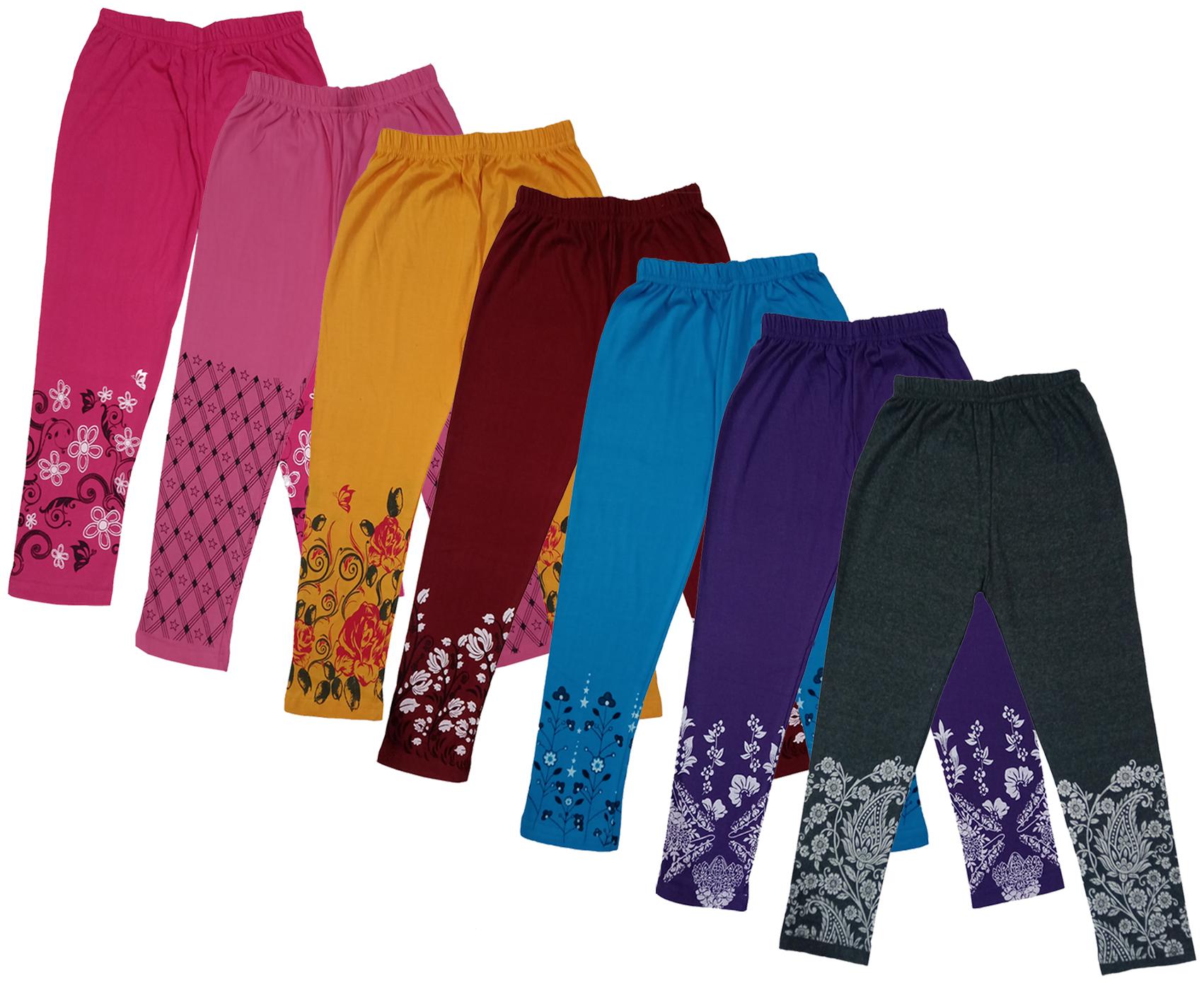 

Indiweaves Girl Cotton Printed Capri - Multi