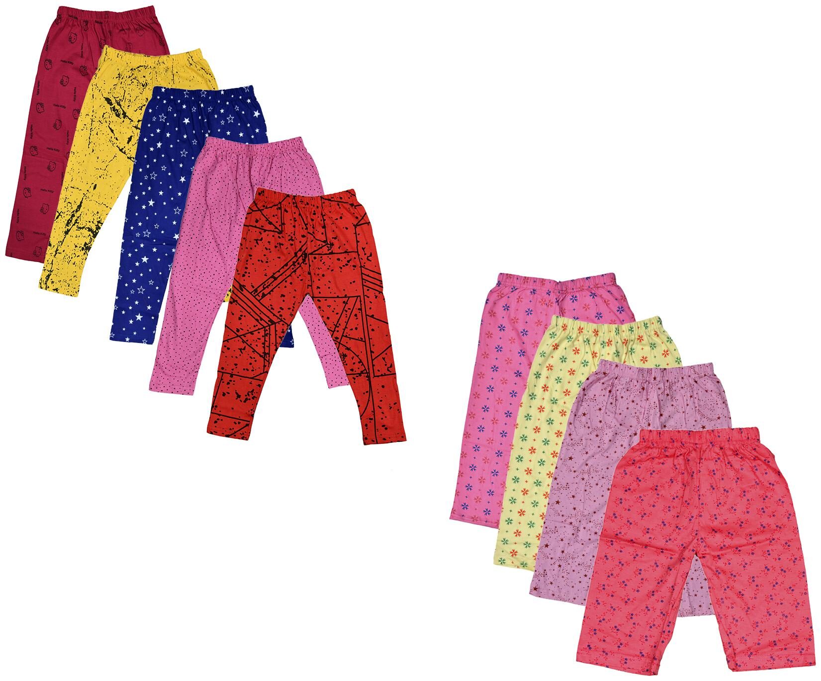 

Indiweaves Girl Cotton Printed Capri - Multi