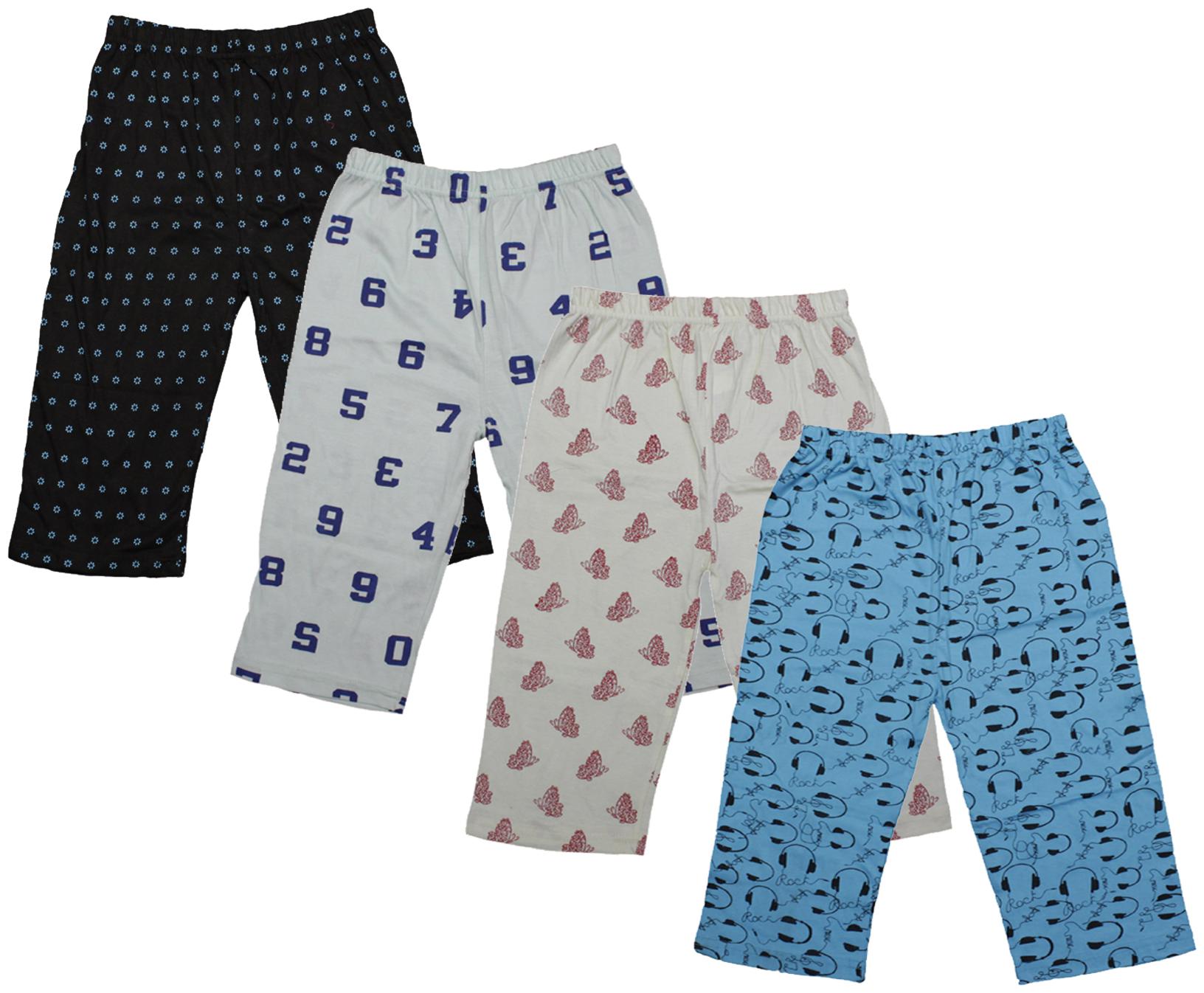 

Indiweaves Girl Cotton Printed Capri - Multi