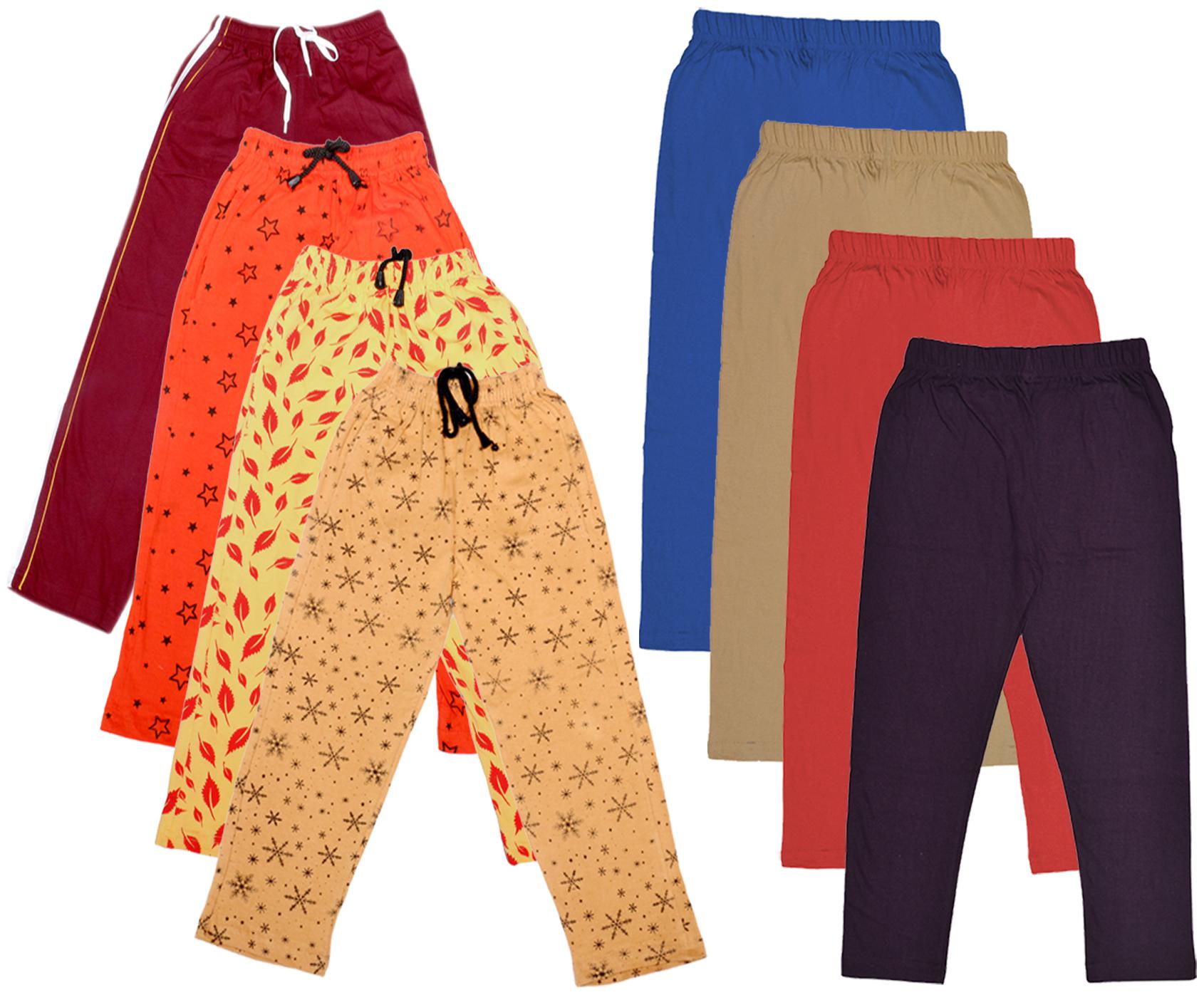

Indiweaves Girl Cotton Solid Capri - Multi
