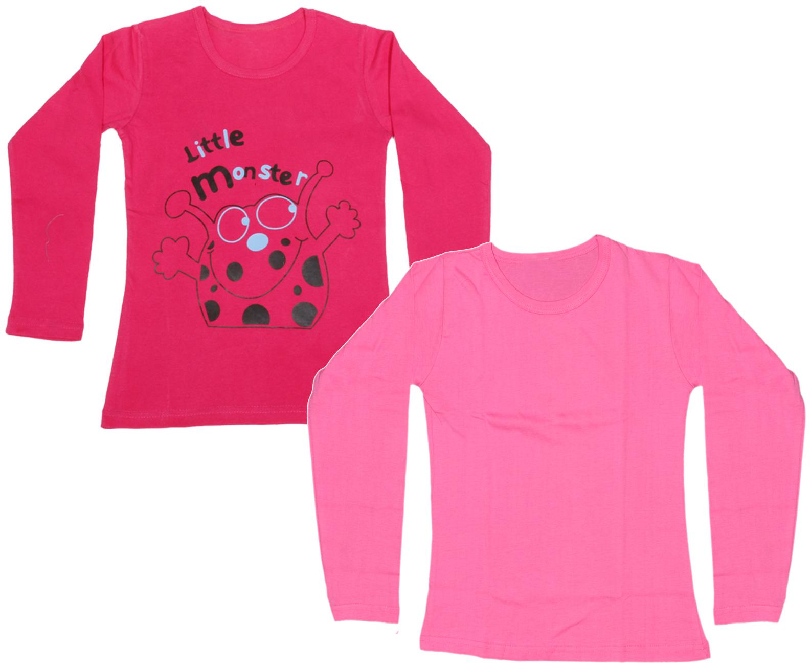 

Indiweaves Girl Cotton Printed T shirt - Red