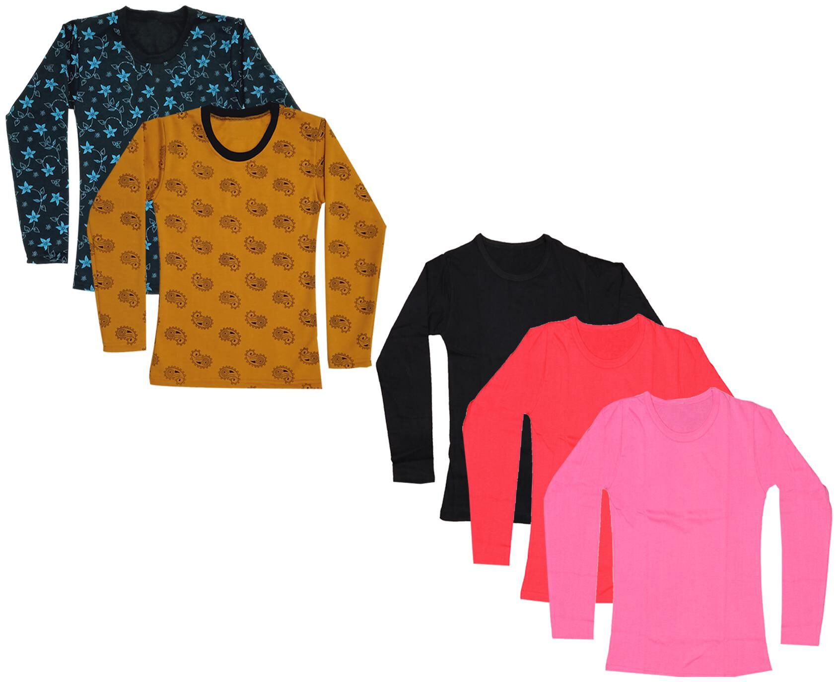 

Indiweaves Girl Cotton Printed T shirt - Multi