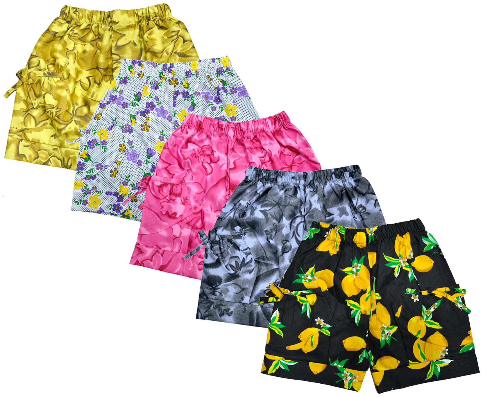 

Indiweaves Girl Cotton Printed Regular shorts - Multi