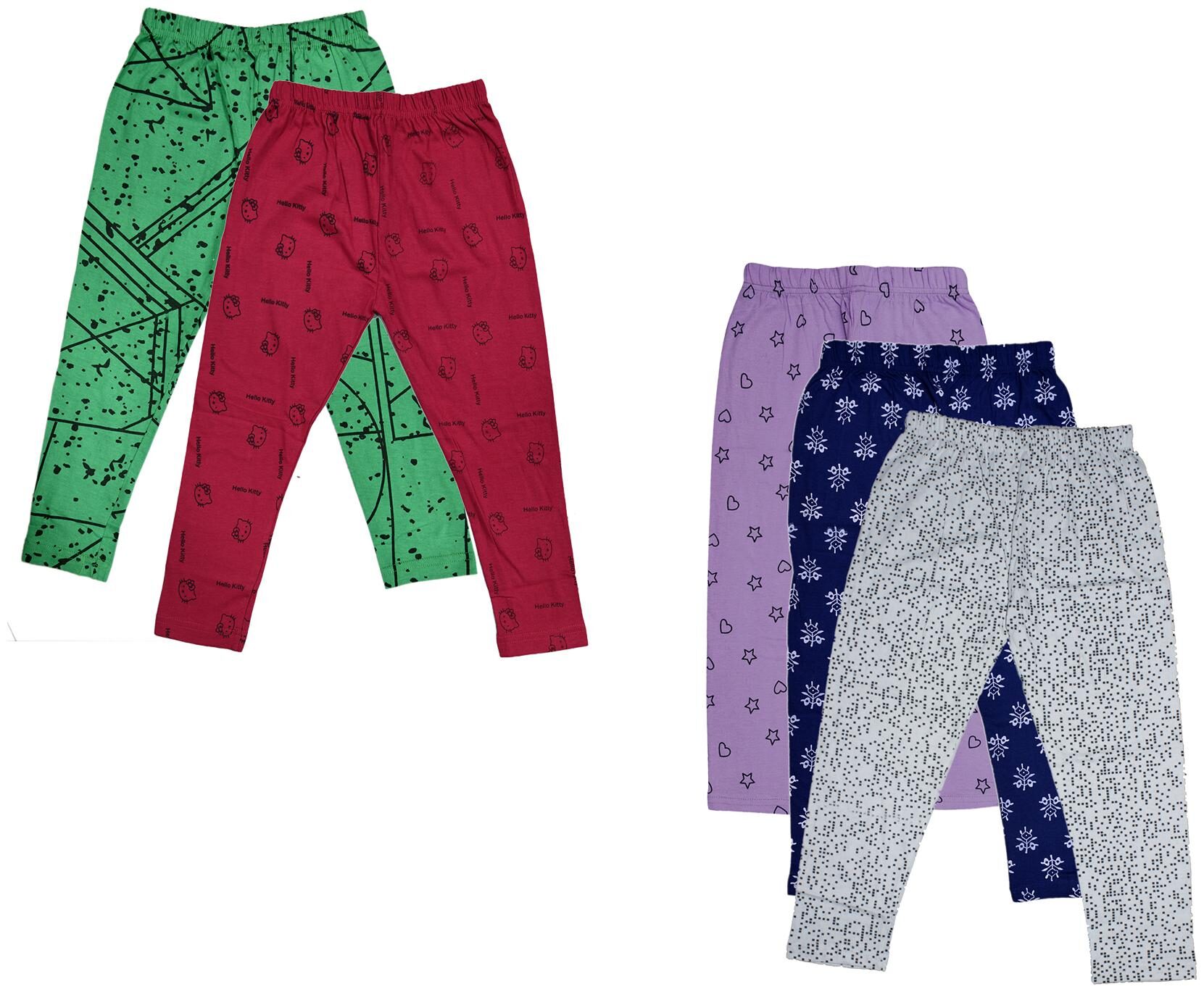

Indiweaves Girl Cotton Printed Capri - Multi