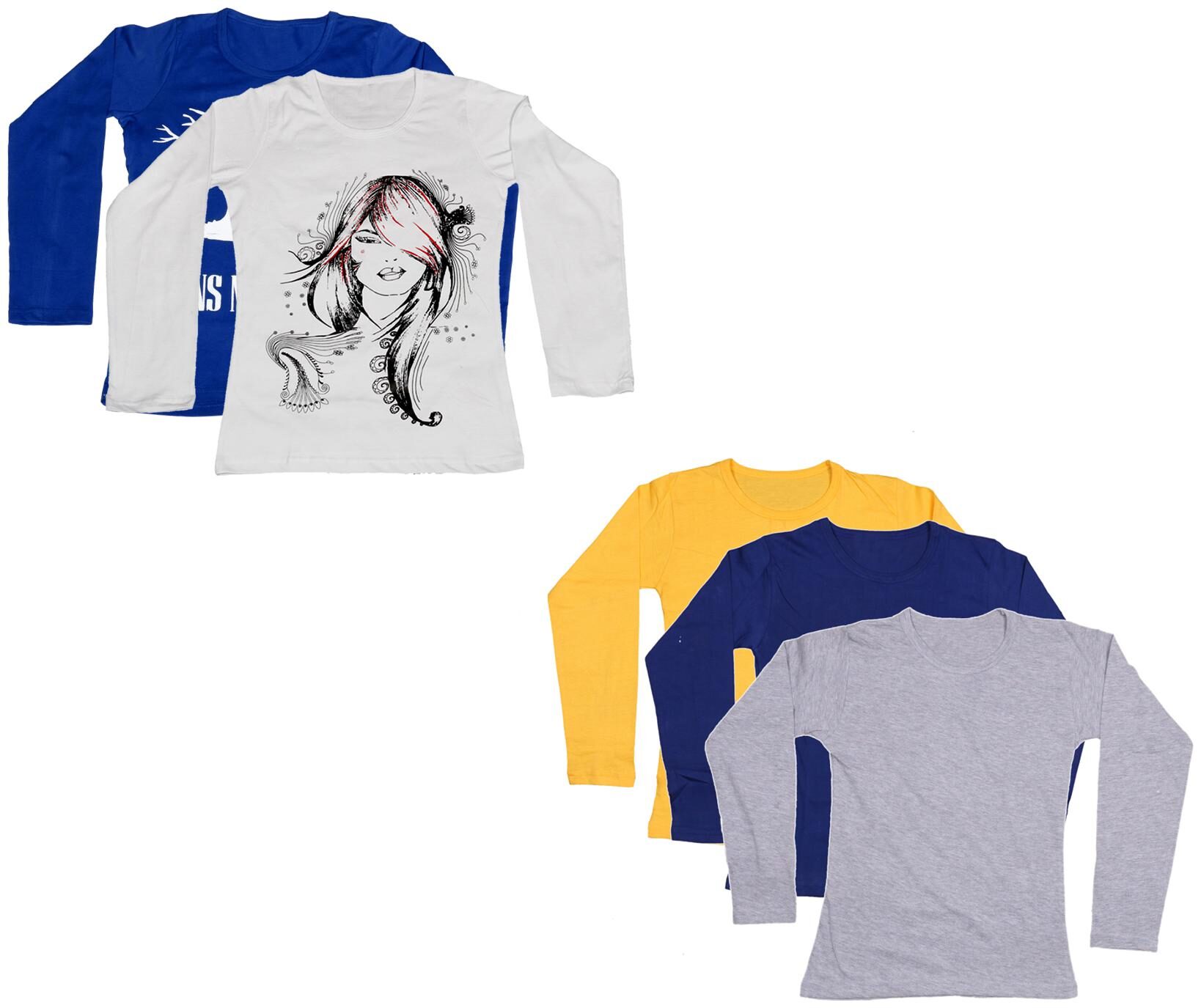 

Indiweaves Girl Cotton Printed T shirt - Multi