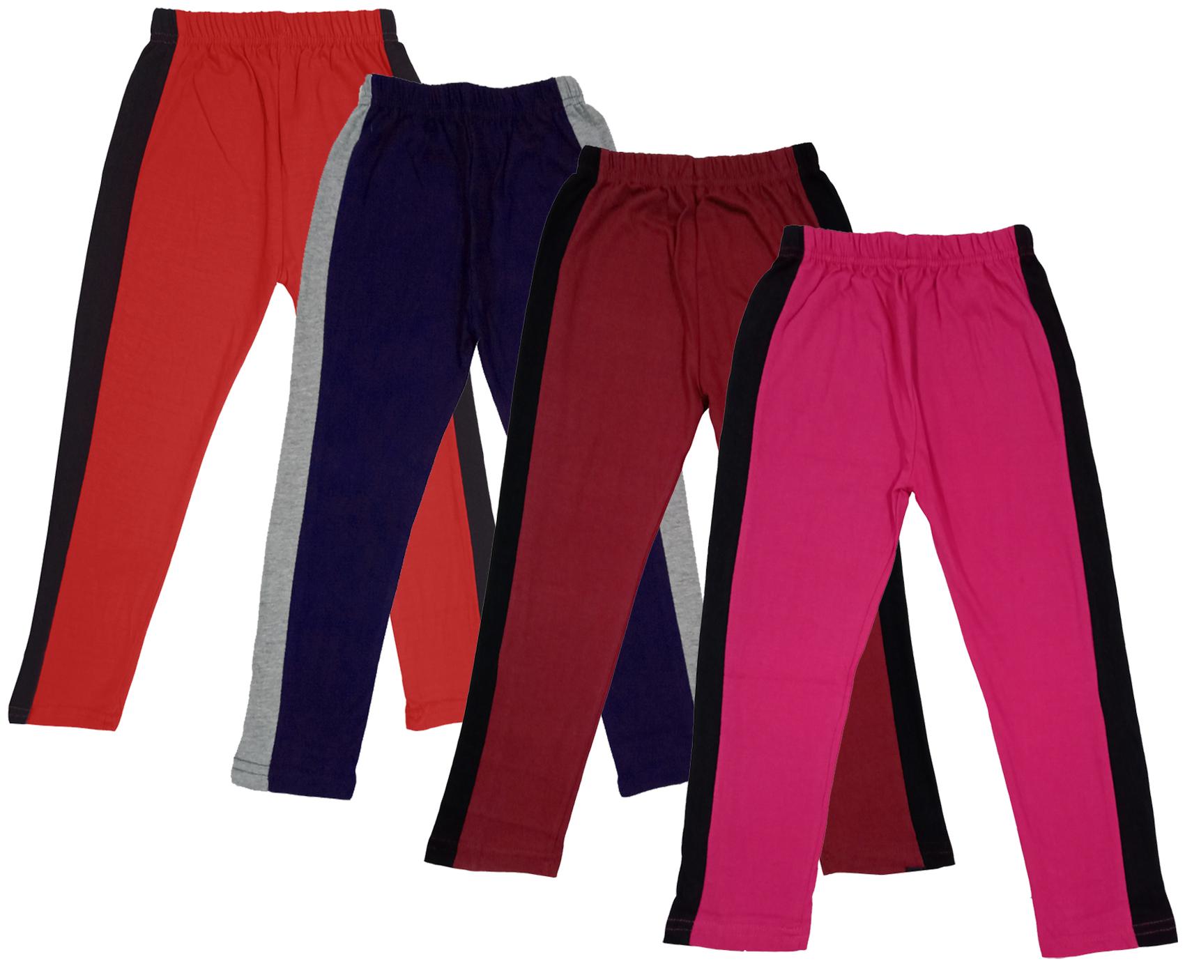 

Indiweaves Girl Cotton Solid Capri - Multi