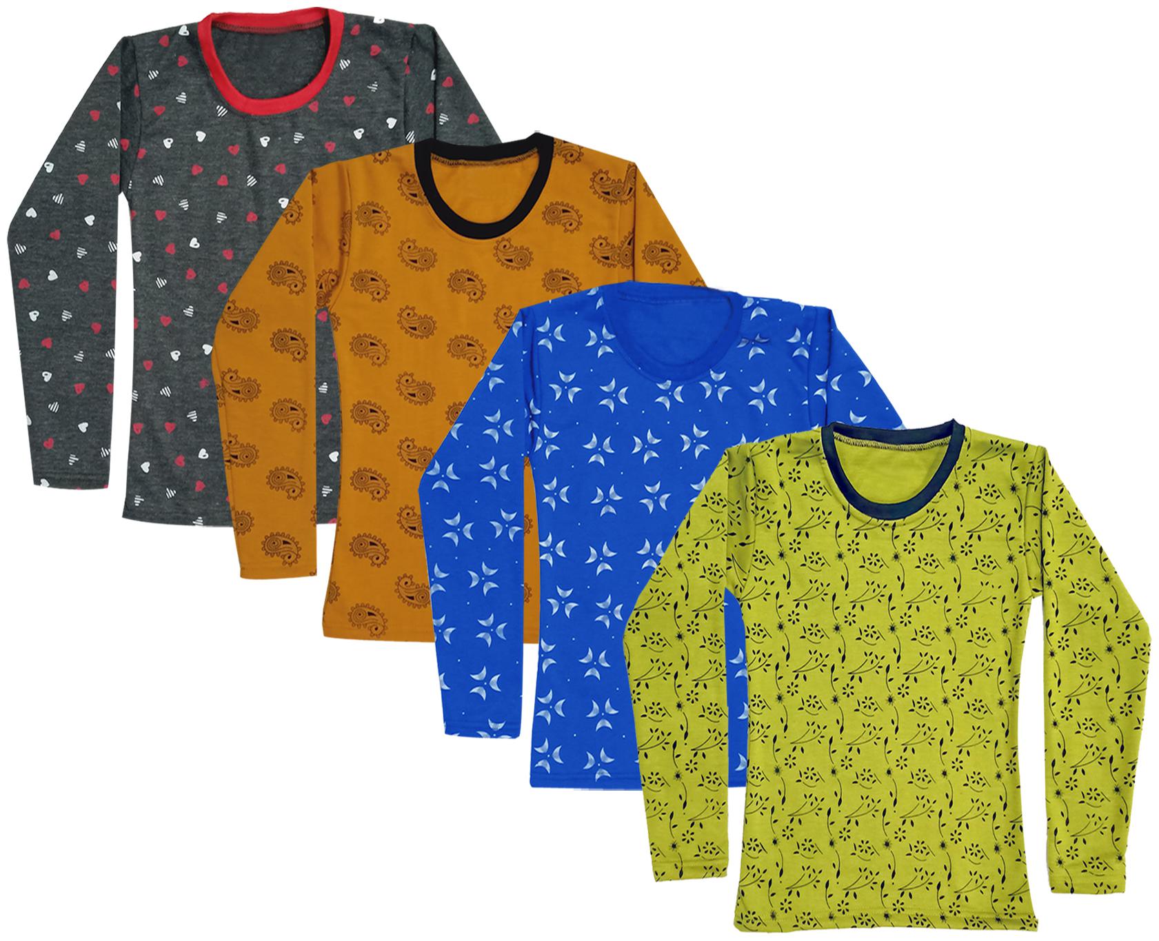 

Indiweaves Girl Wool Printed T shirt - Multi