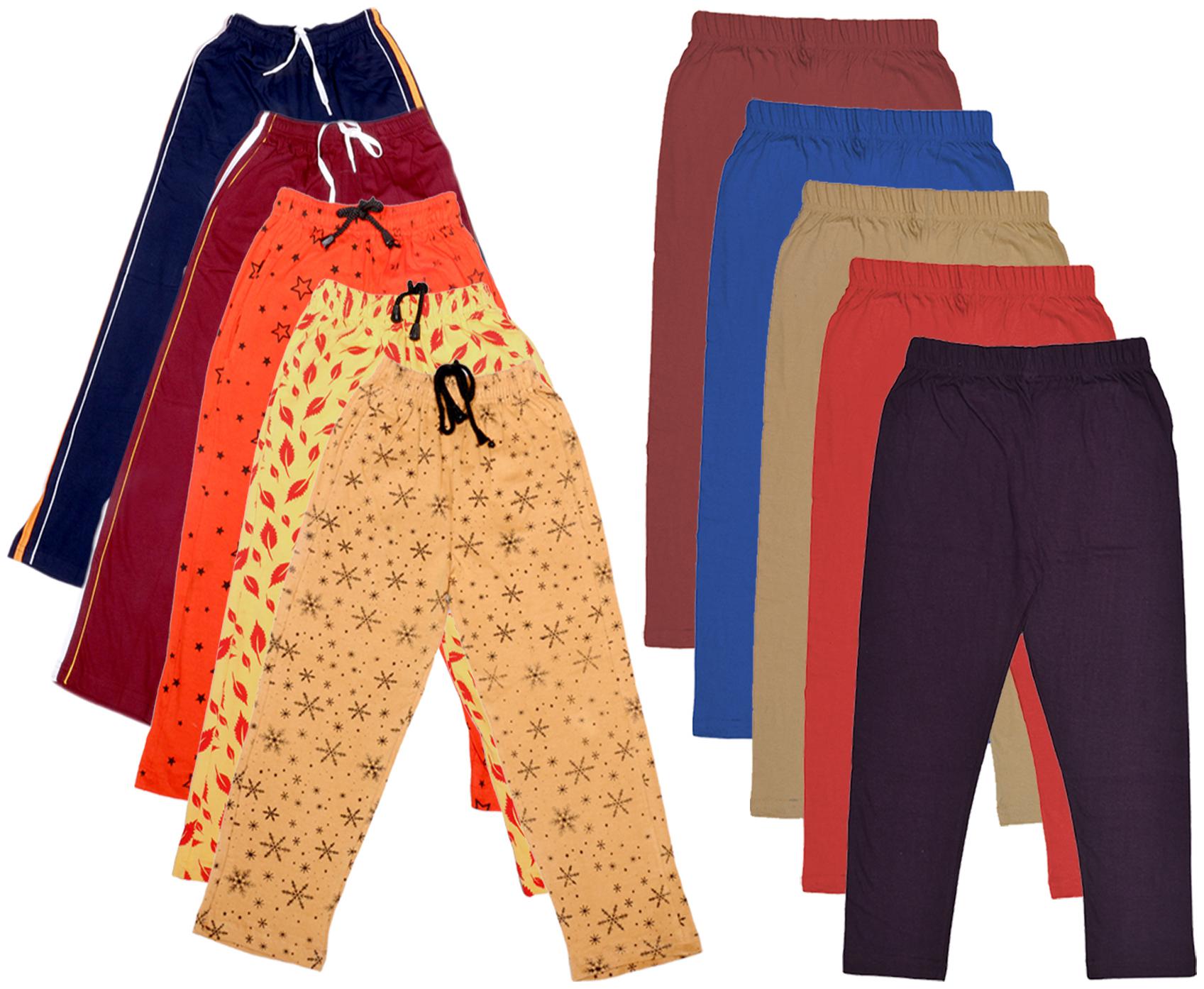

Indiweaves Girl Cotton Solid Capri - Multi