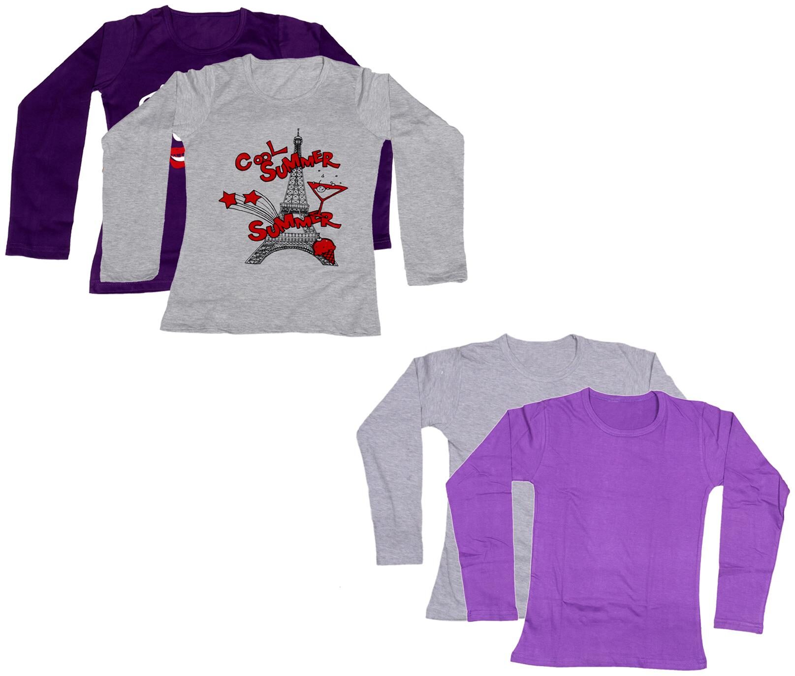 

Indiweaves Girl Cotton Printed T shirt - Multi