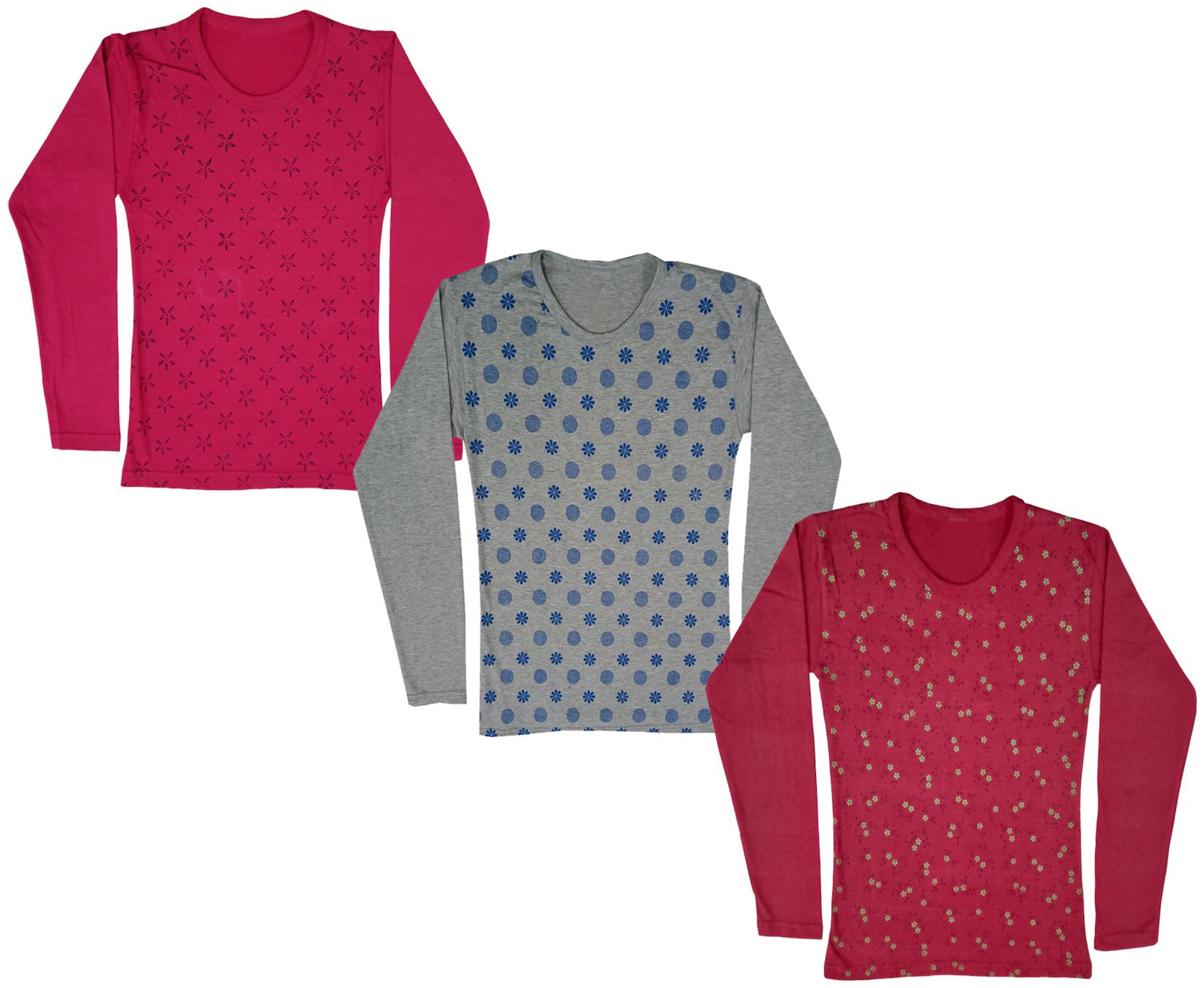 

Indiweaves Girl Cotton Printed T shirt - Multi