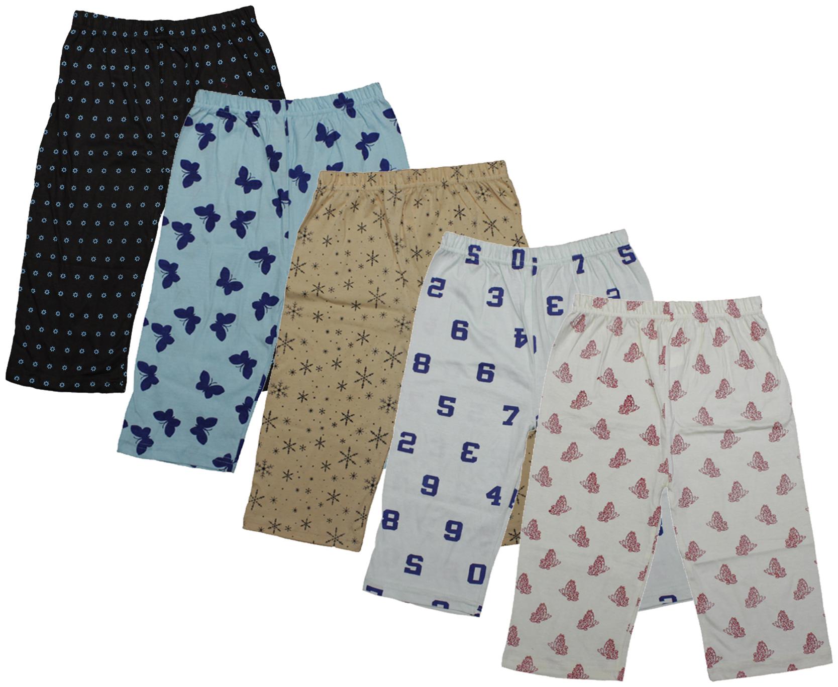 

Indiweaves Girl Cotton Printed Capri - Multi