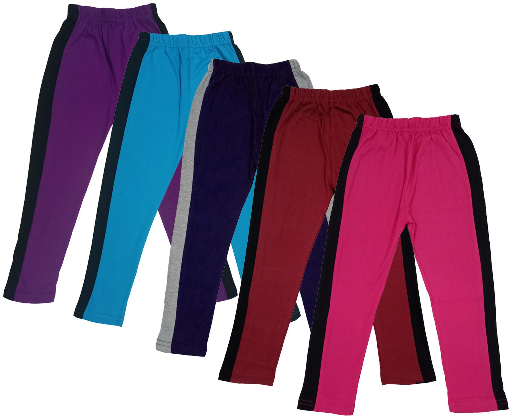 

Indiweaves Girl Cotton Solid Capri - Multi
