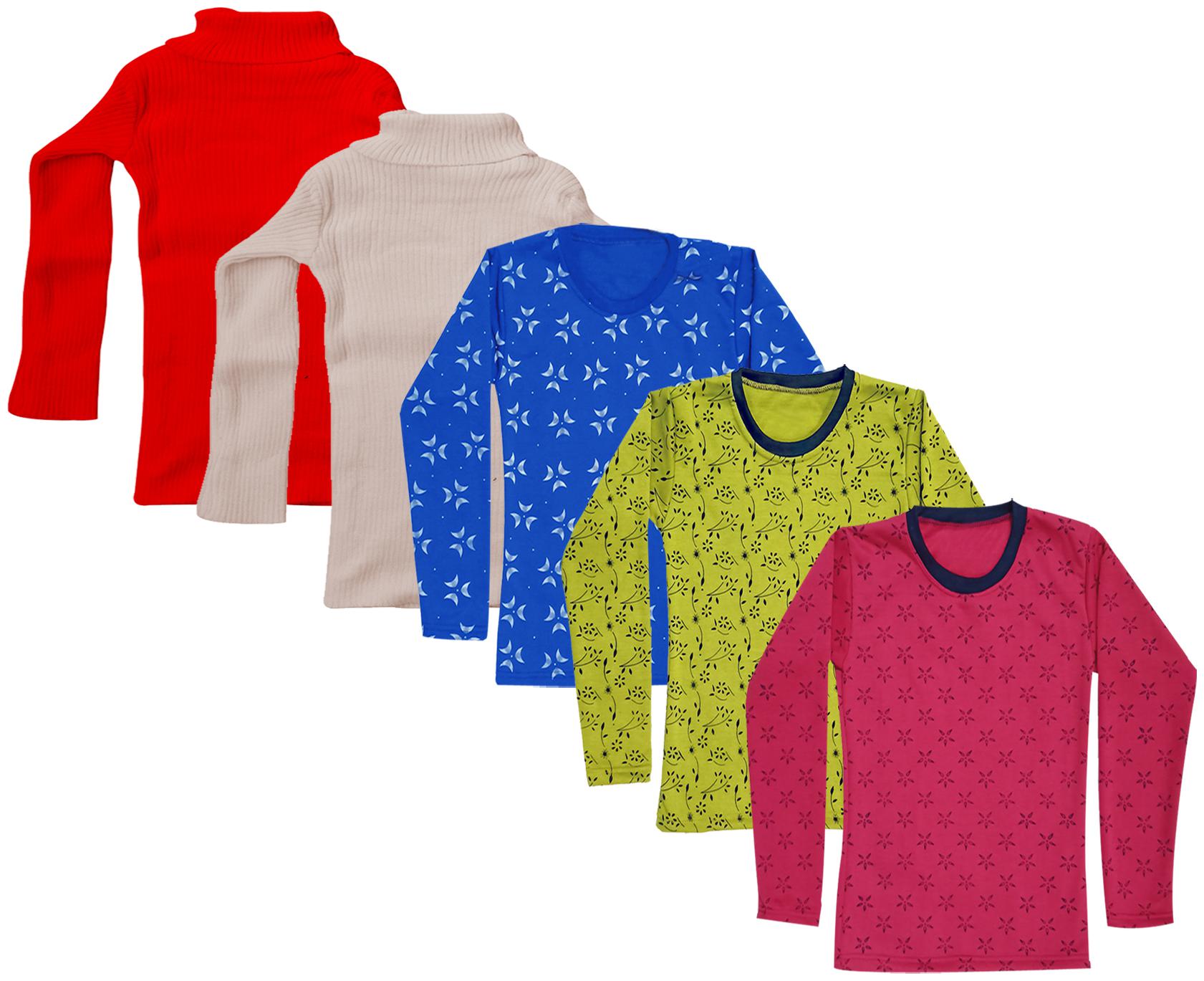

Indiweaves Girl Wool Printed T shirt - Multi