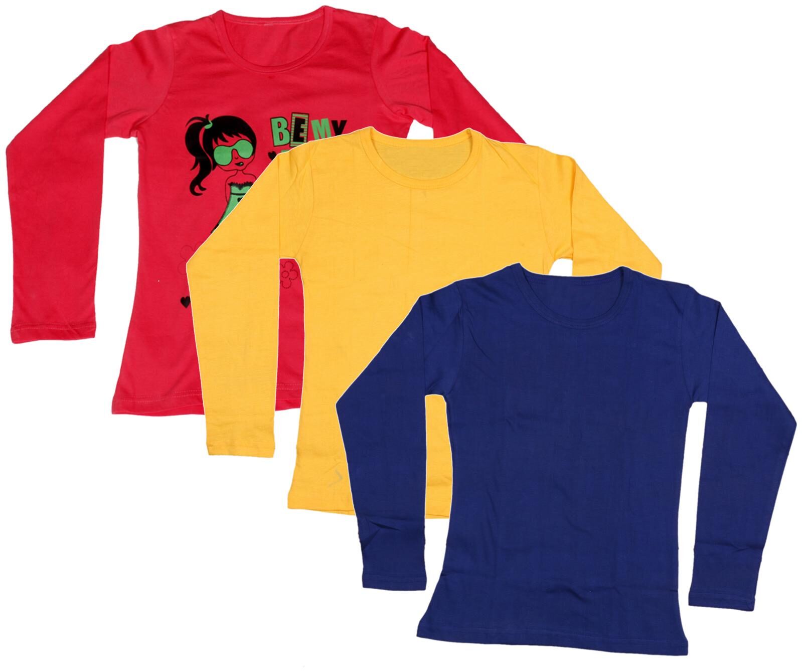 

Indiweaves Girl Cotton Printed T shirt - Multi
