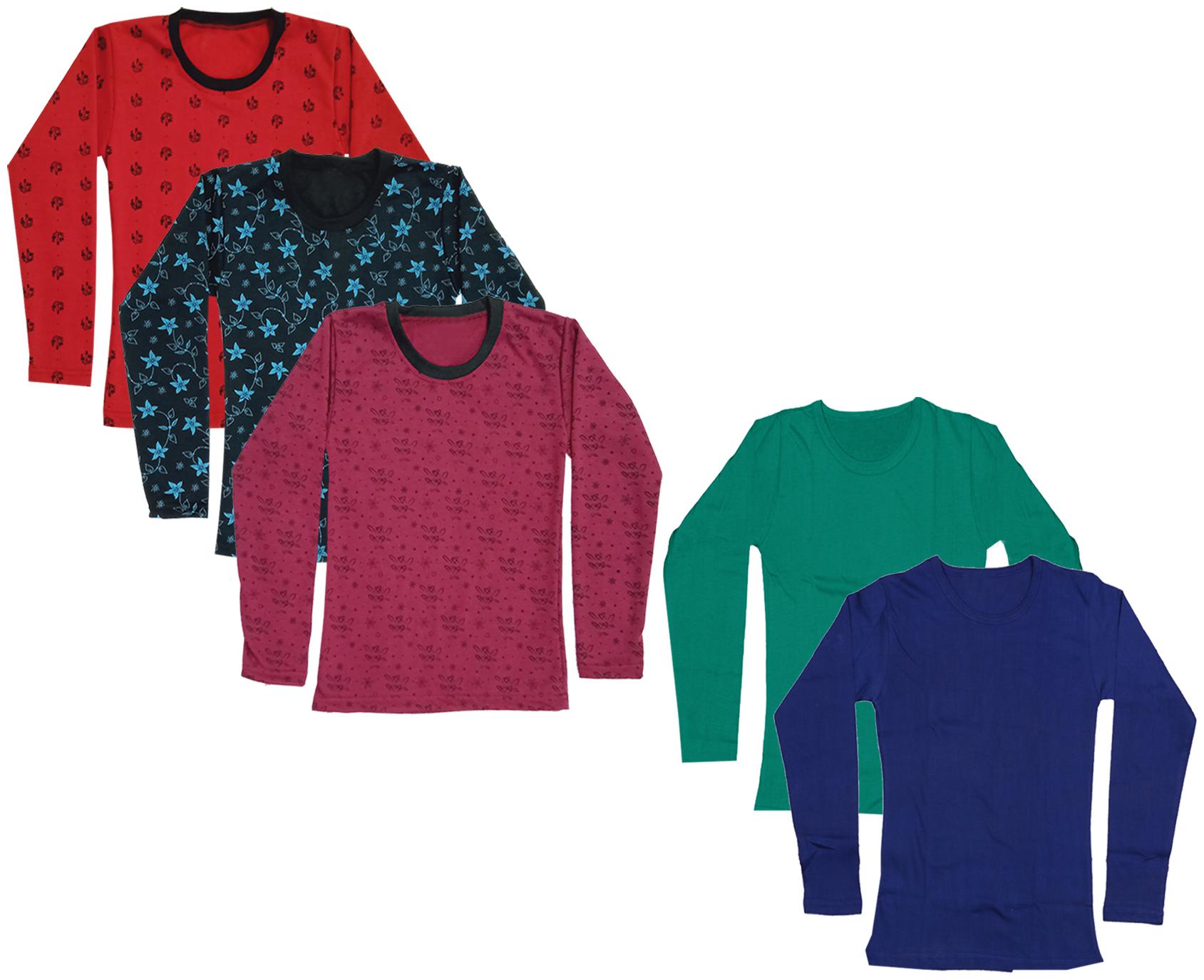 

Indiweaves Girl Cotton Printed T shirt - Multi