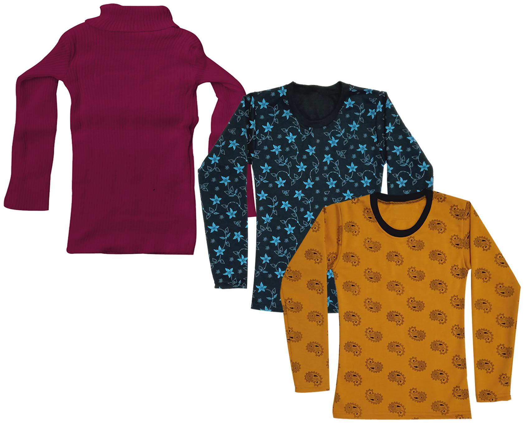 

Indiweaves Girl Wool Printed T shirt - Multi