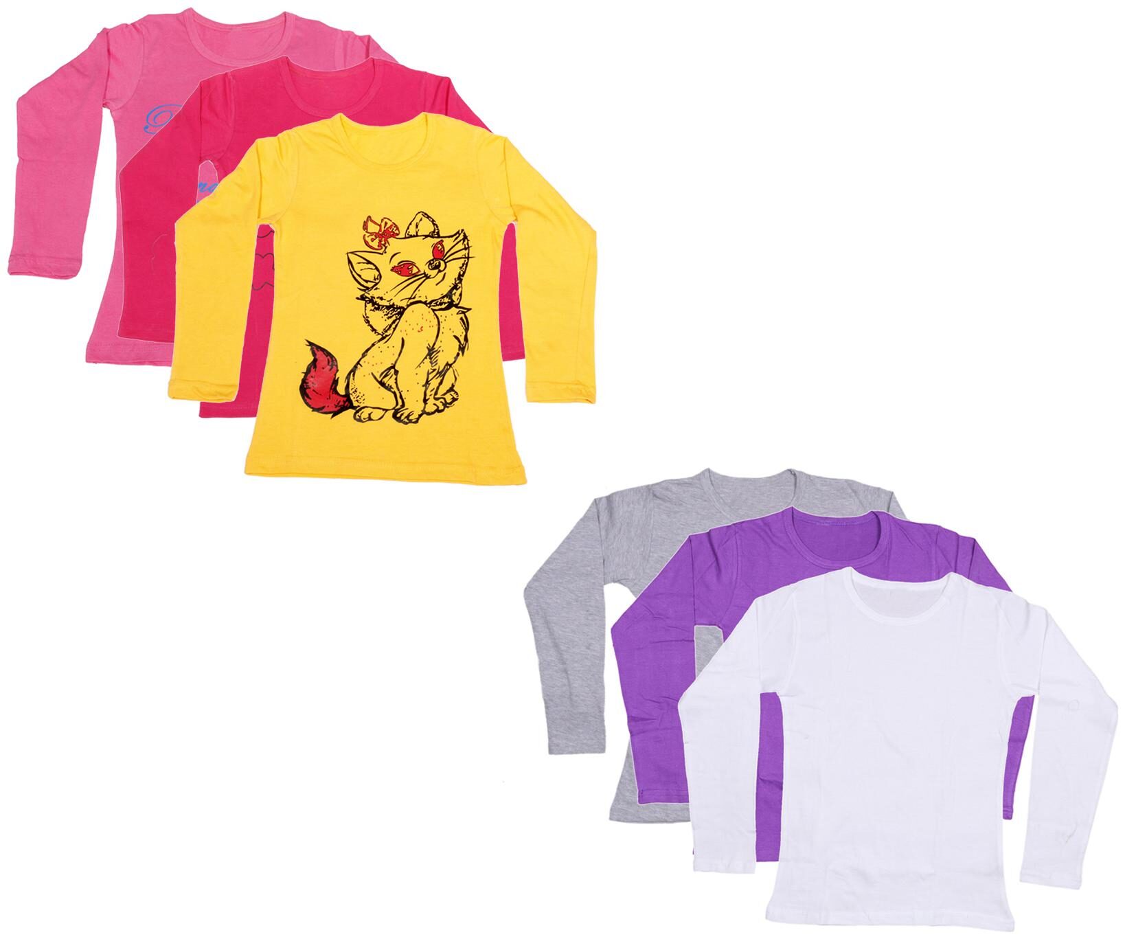 

Indiweaves Girl Cotton Printed T shirt - Multi
