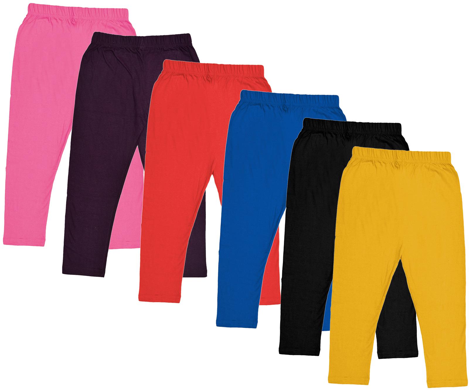 

Indiweaves Girl Cotton Solid Capri - Multi