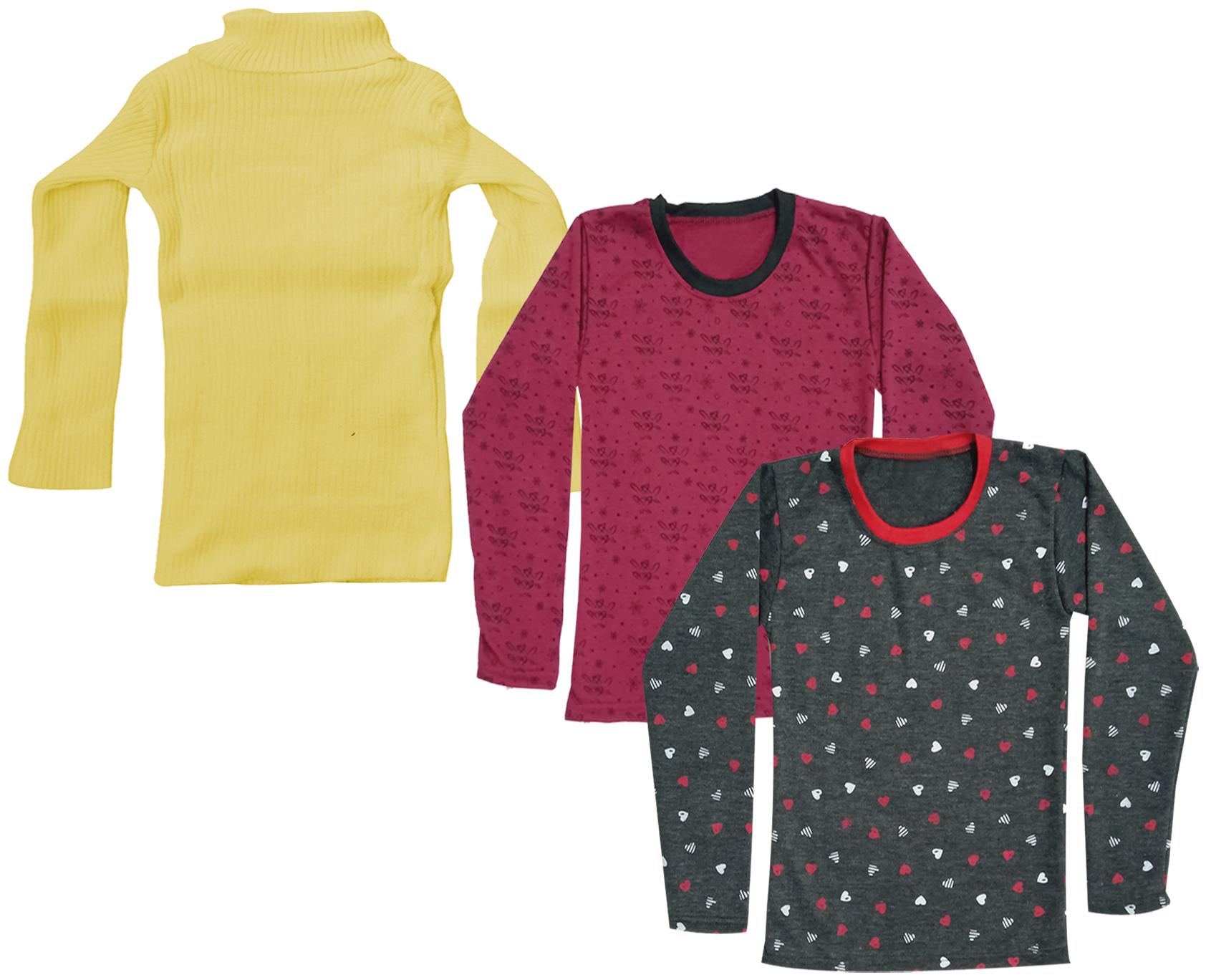 

Indiweaves Girl Wool Printed T shirt - Multi
