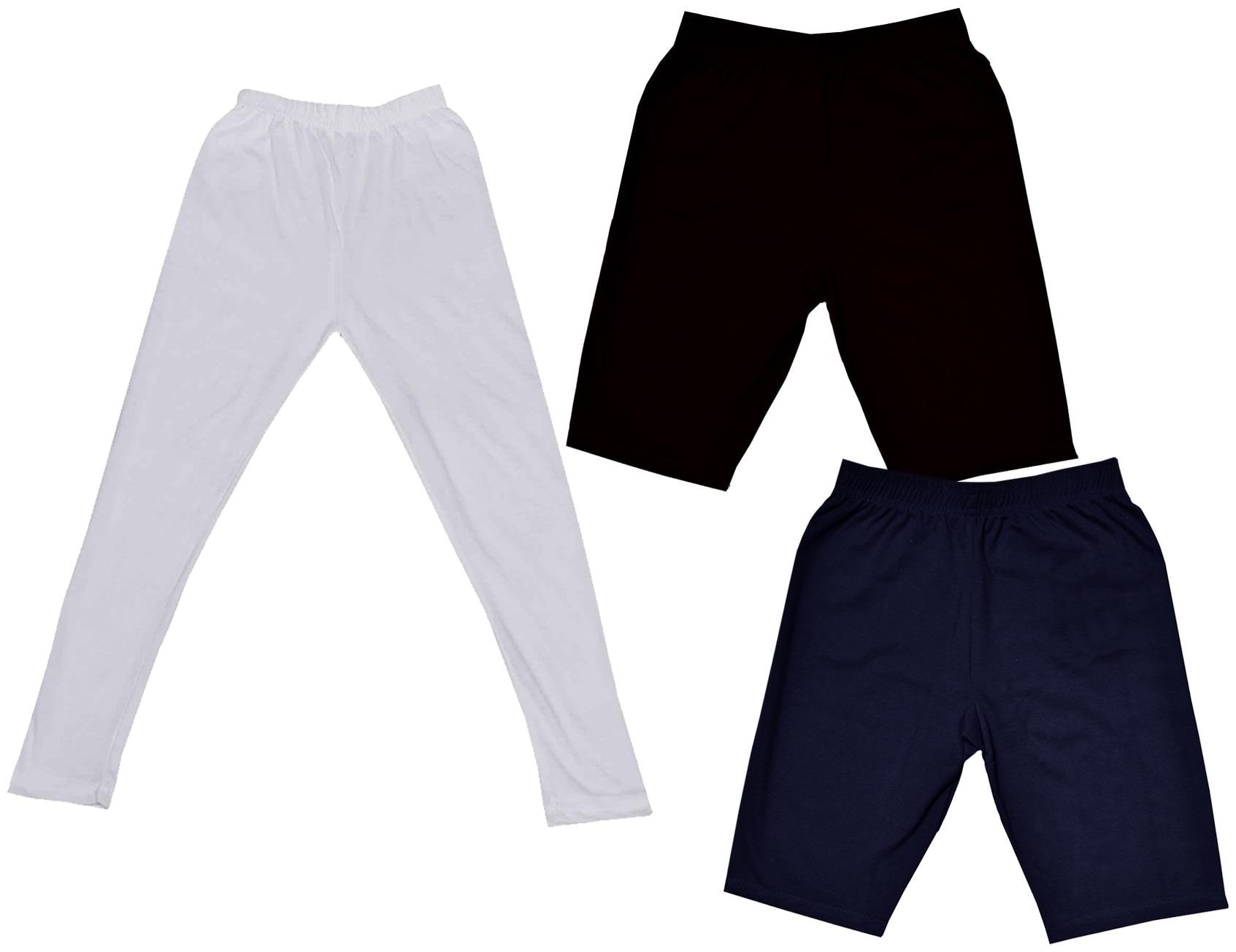 

Indiweaves Girl Cotton Solid Regular shorts - Multi