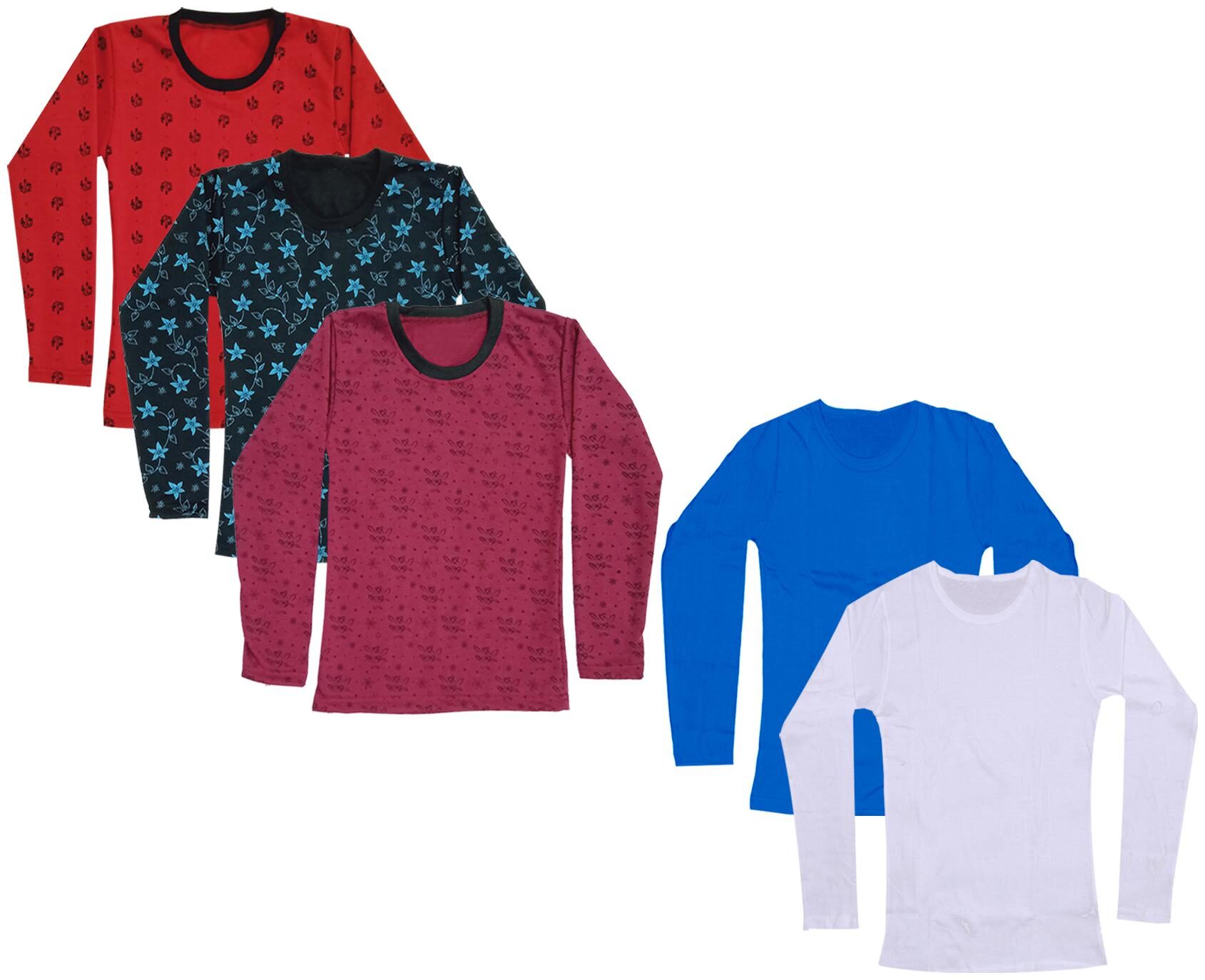 

Indiweaves Girl Cotton Printed T shirt - Multi