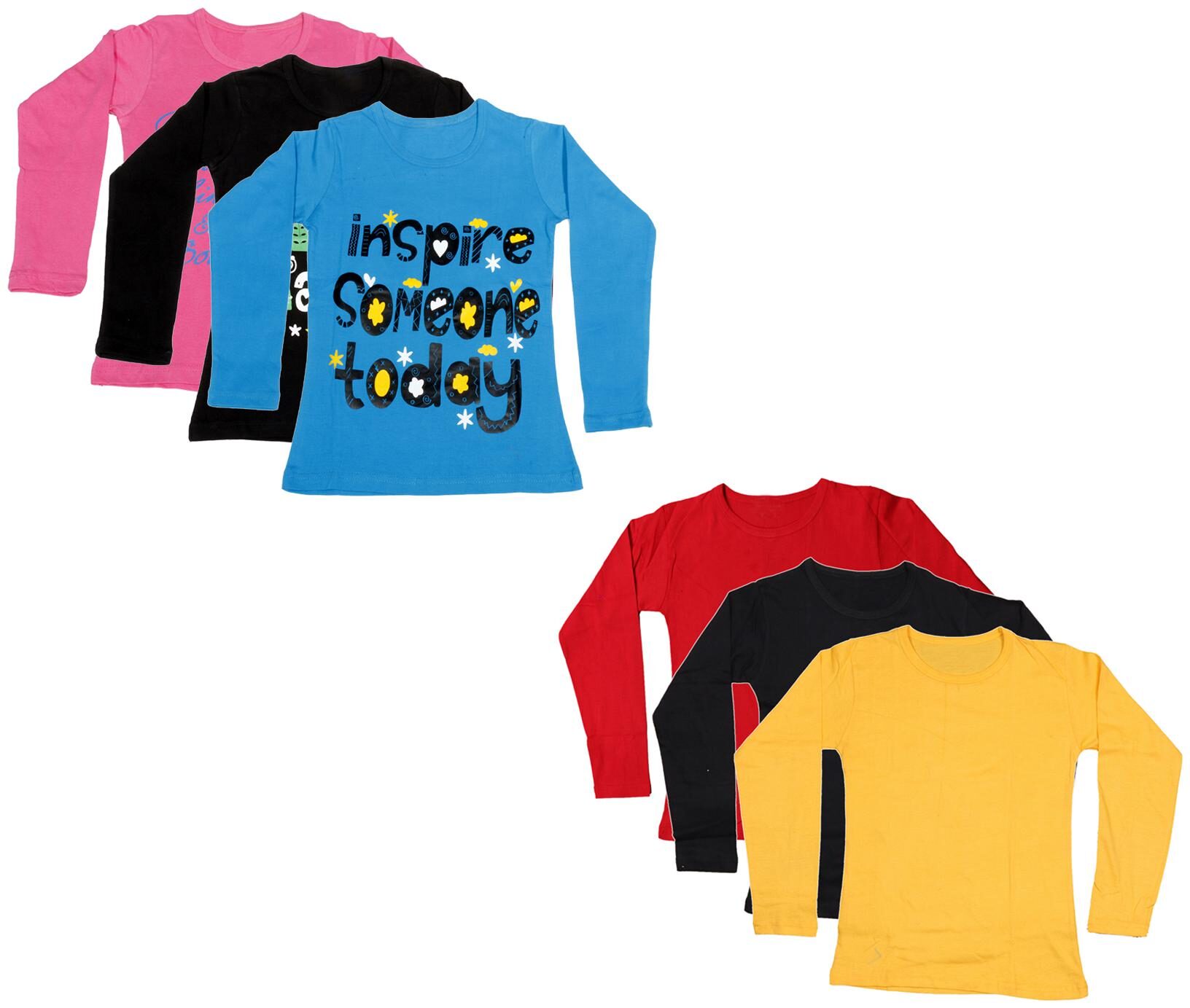 

Indiweaves Girl Cotton Printed T shirt - Multi