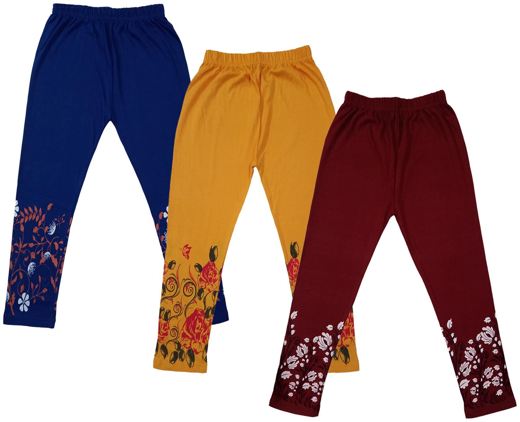 

Indiweaves Girl Cotton Printed Capri - Multi
