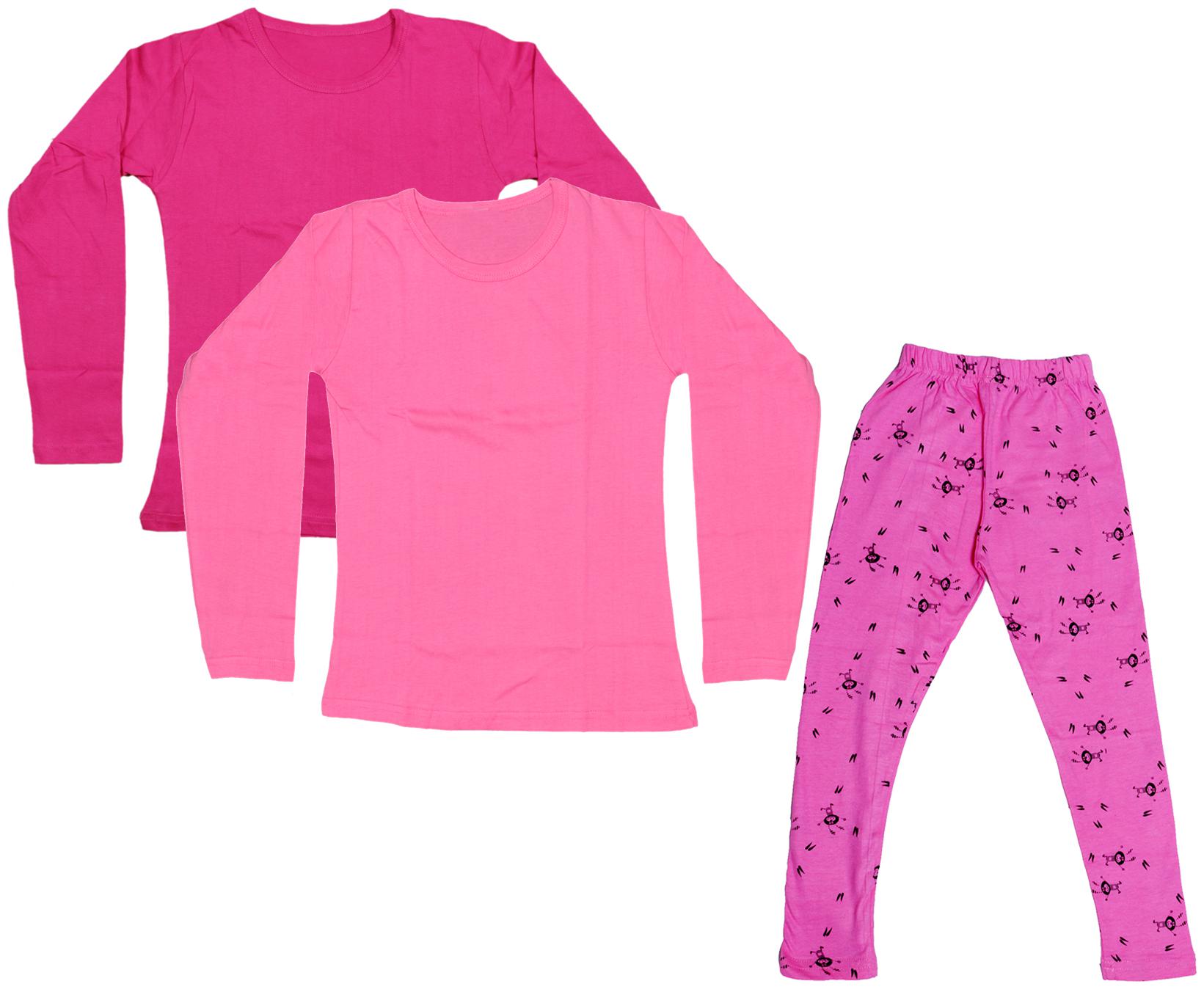 

Indiweaves Girl Cotton Solid T shirt - Multi