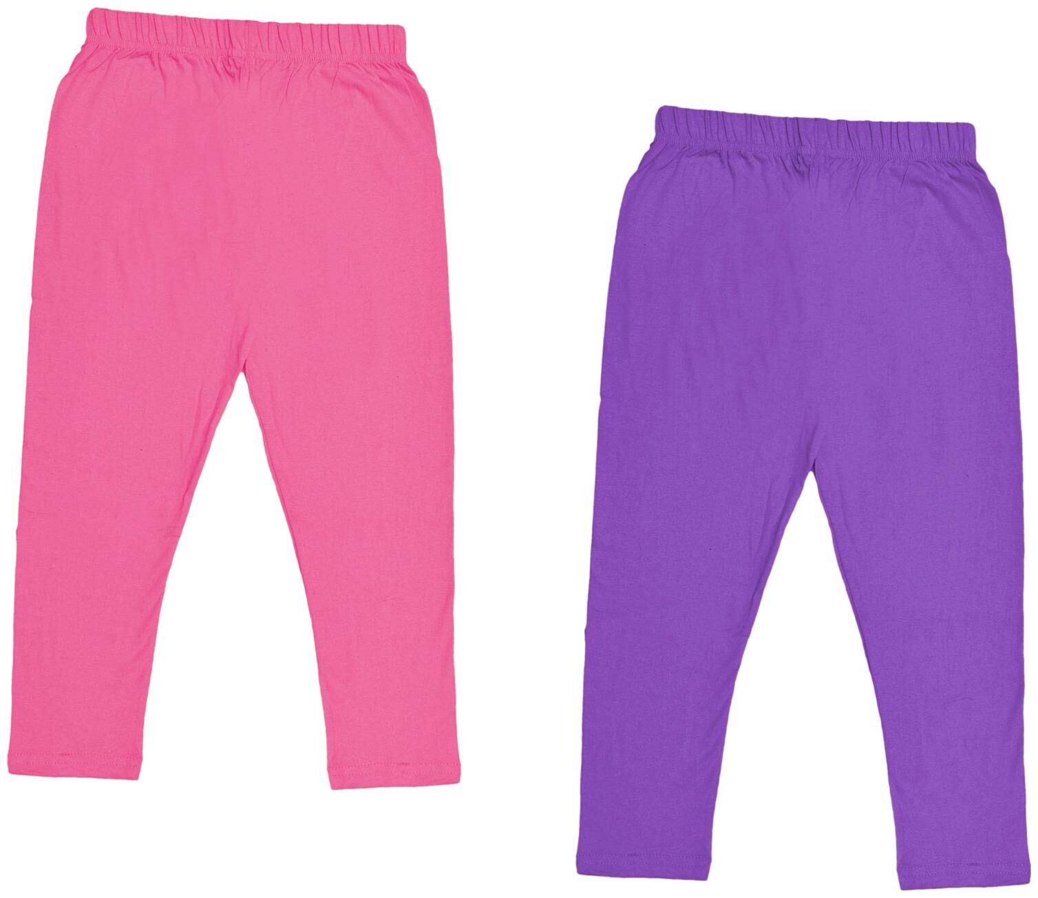 

Indiweaves Girl Cotton Solid Capri - Multi
