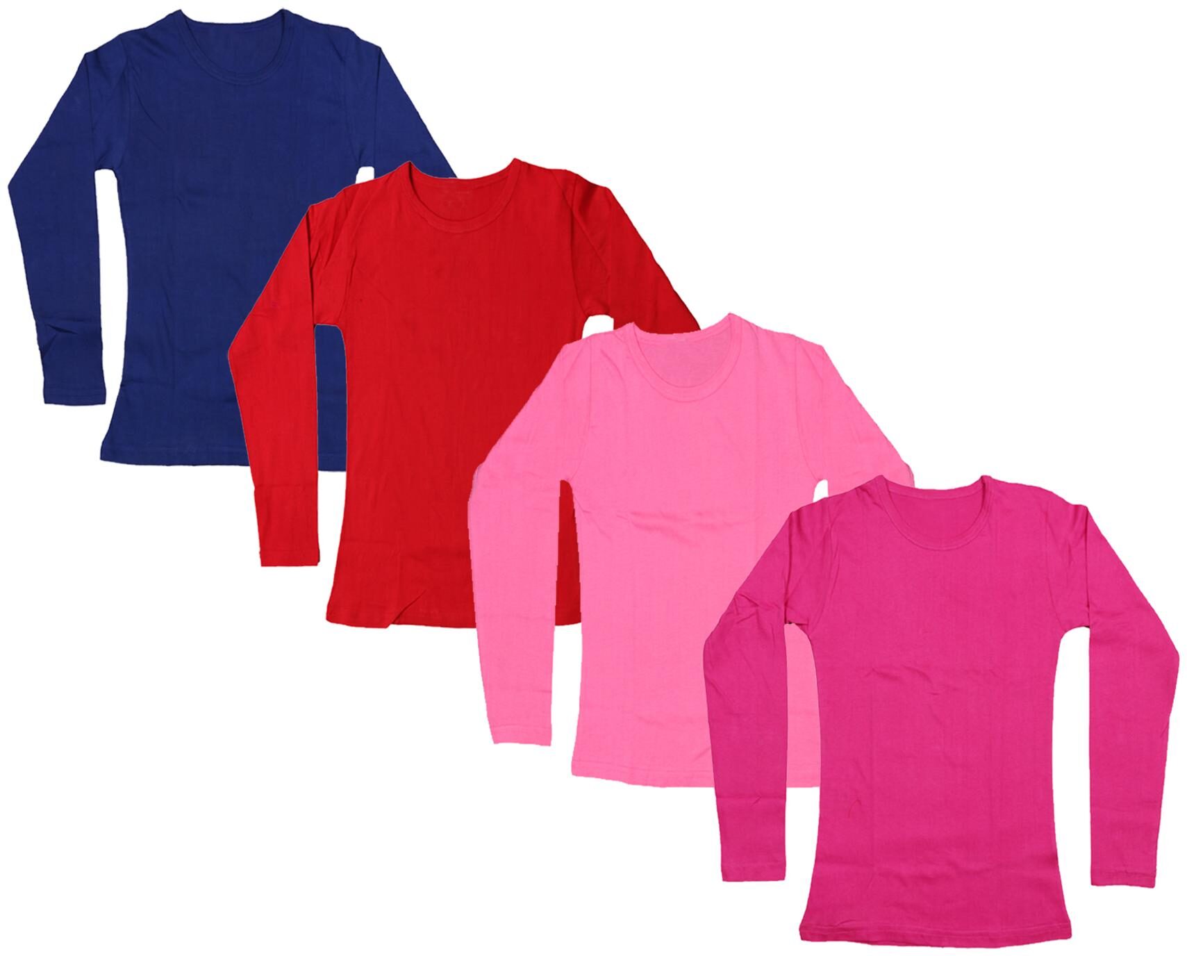 

Indiweaves Girl Cotton Solid T shirt - Multi