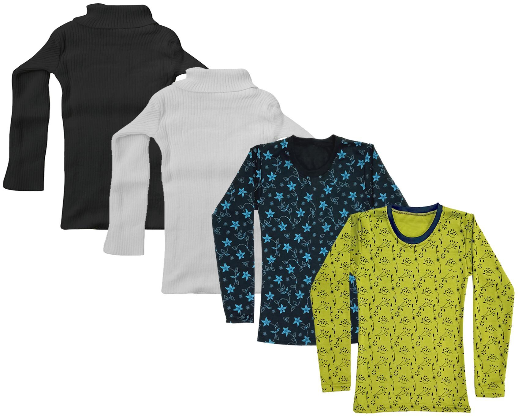 

Indiweaves Girl Wool Printed T shirt - Multi