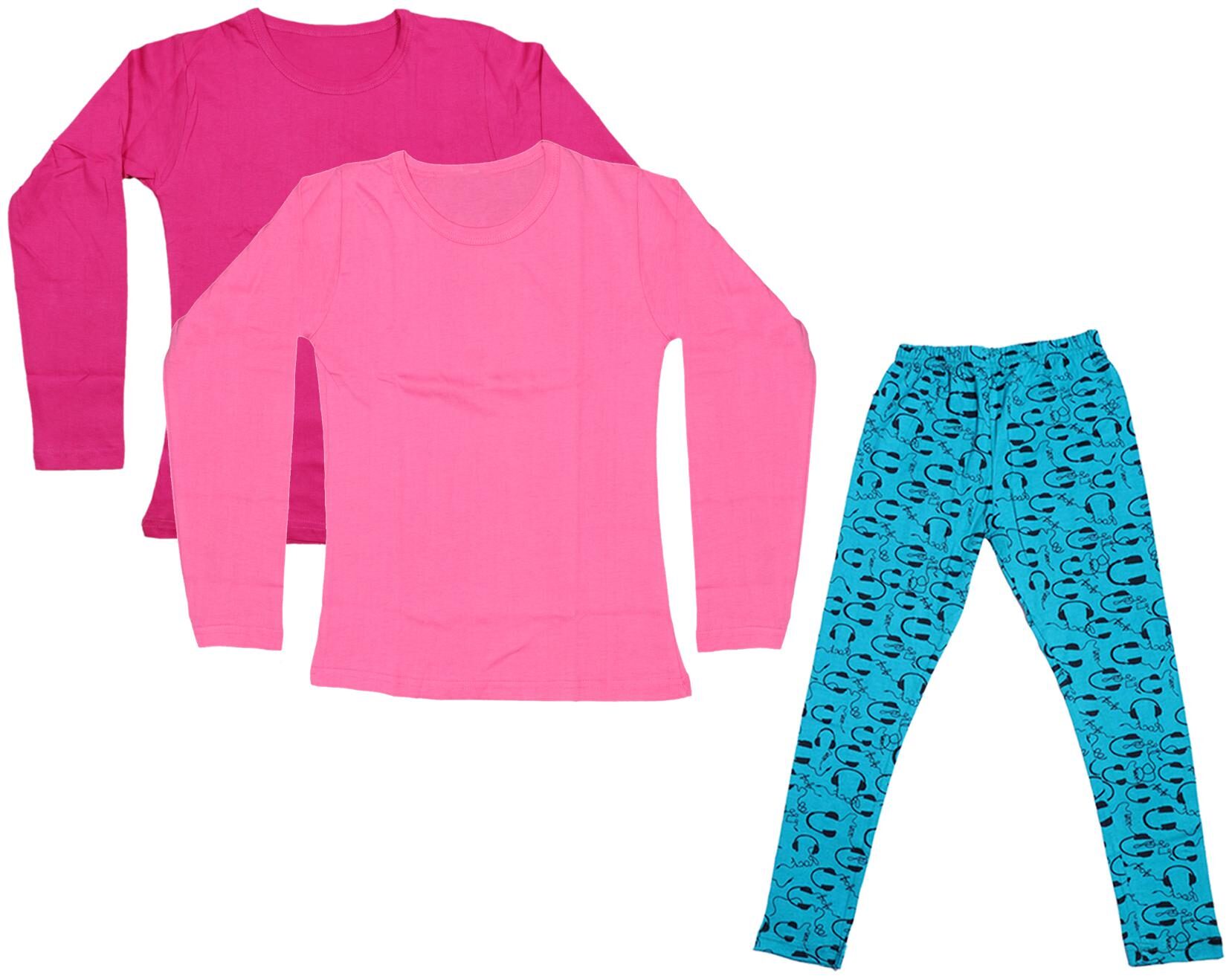 

Indiweaves Girl Cotton Solid T shirt - Multi