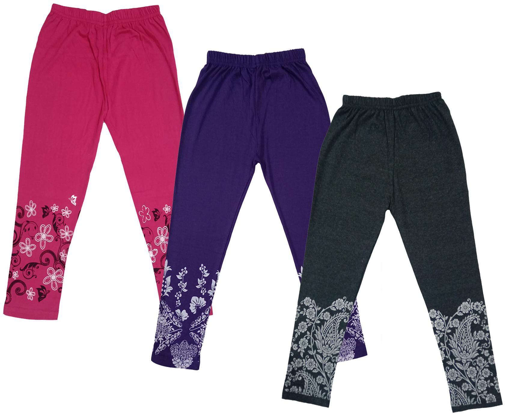 

Indiweaves Girl Cotton Printed Capri - Multi