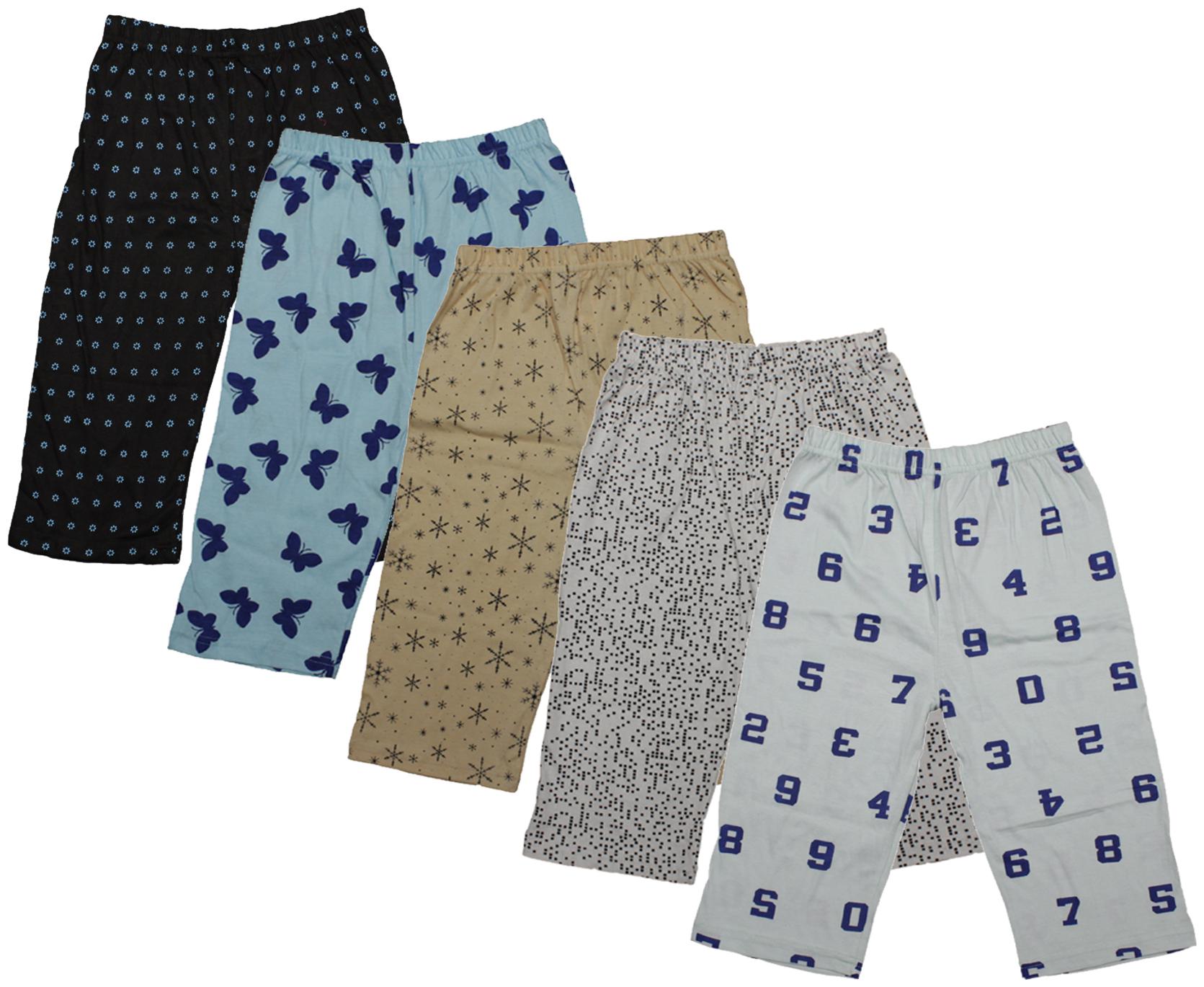 

Indiweaves Girl Cotton Printed Capri - Multi