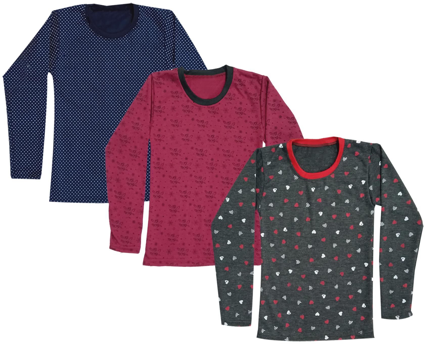 

Indiweaves Girl Wool Printed T shirt - Multi