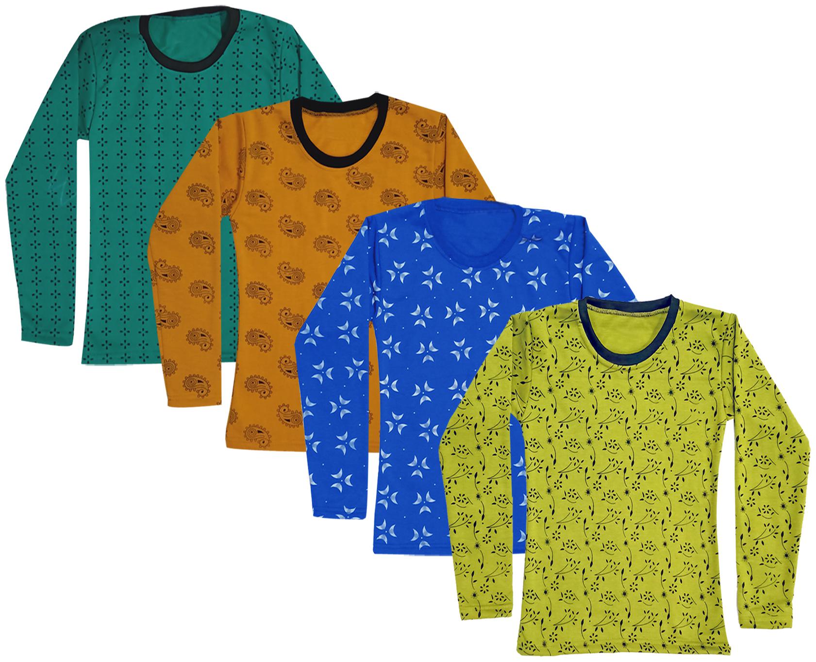 

Indiweaves Girl Wool Printed T shirt - Multi