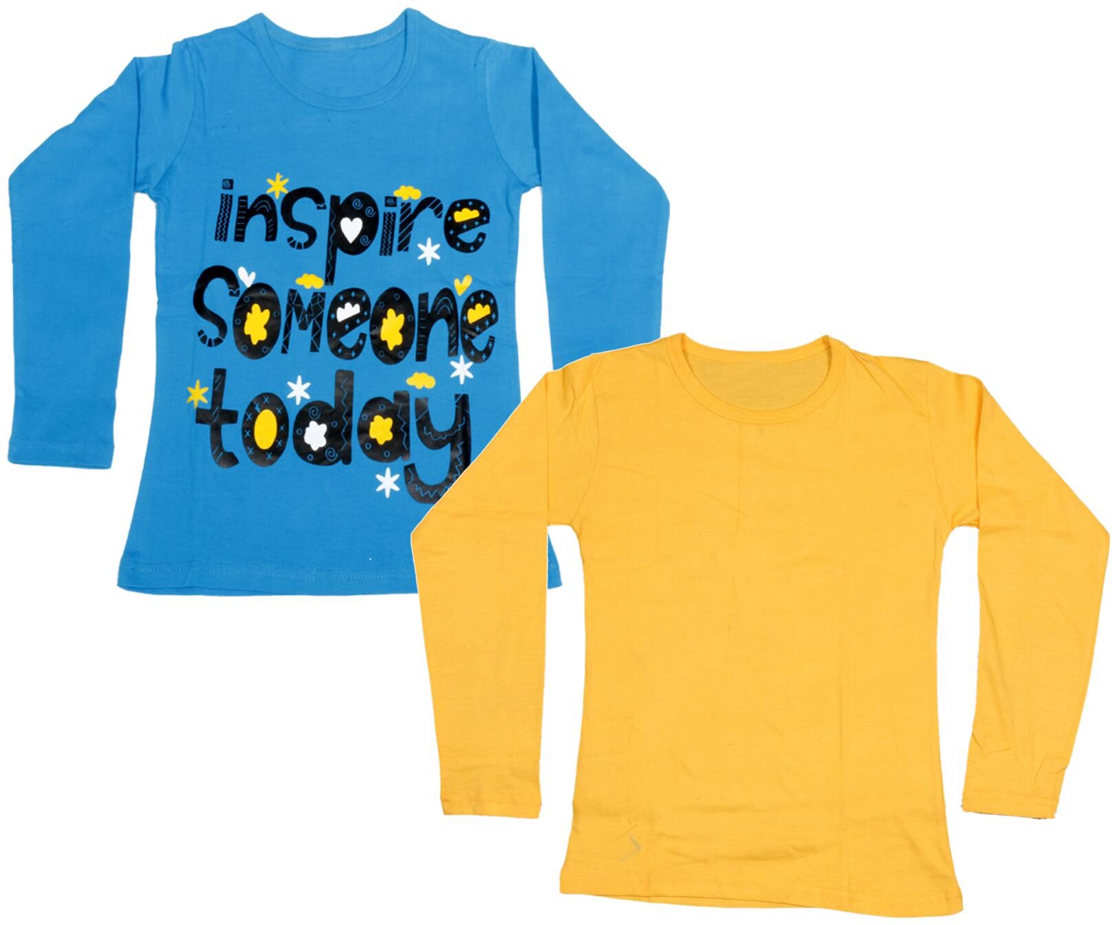 

Indiweaves Girl Cotton Printed T shirt - Multi