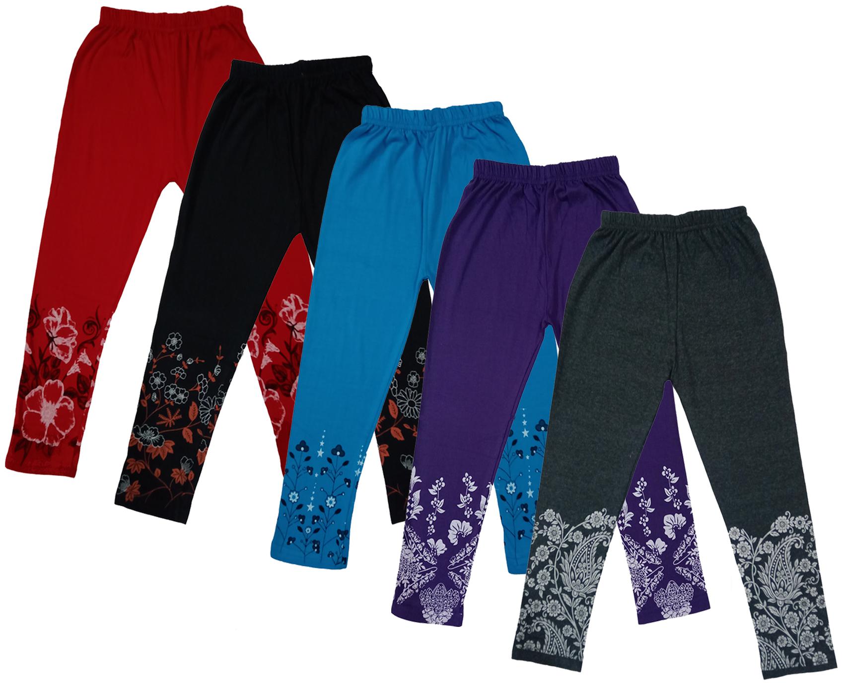 

Indiweaves Girl Cotton Printed Capri - Multi